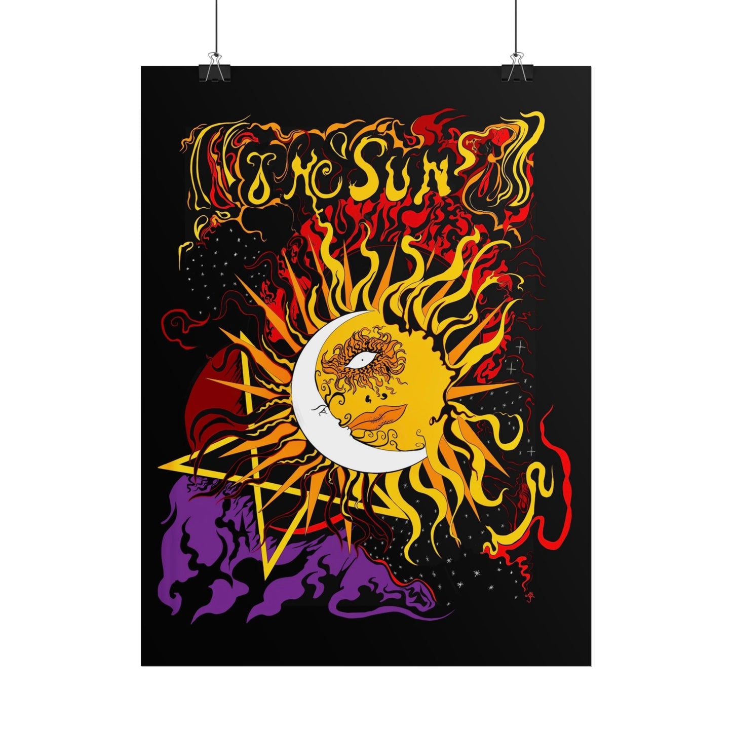 The Sun Tarot Art Print