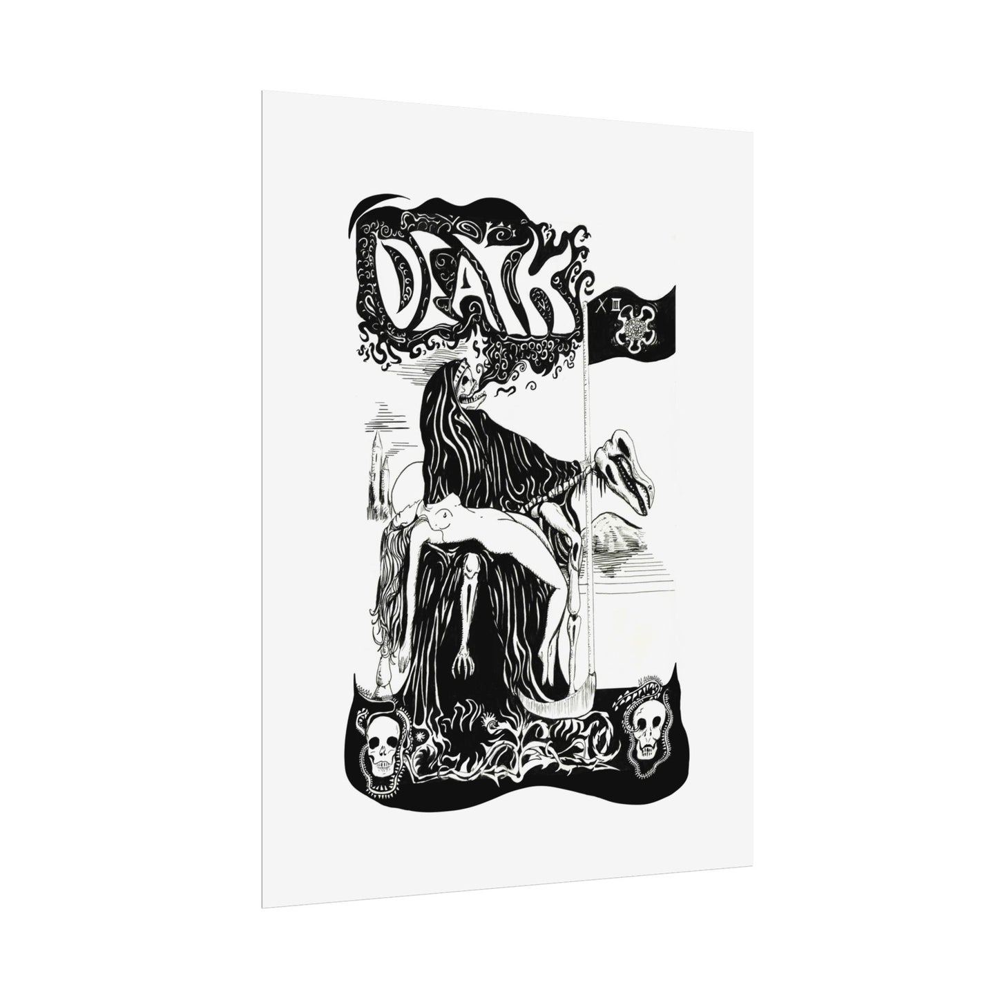 Death Tarot Art Print