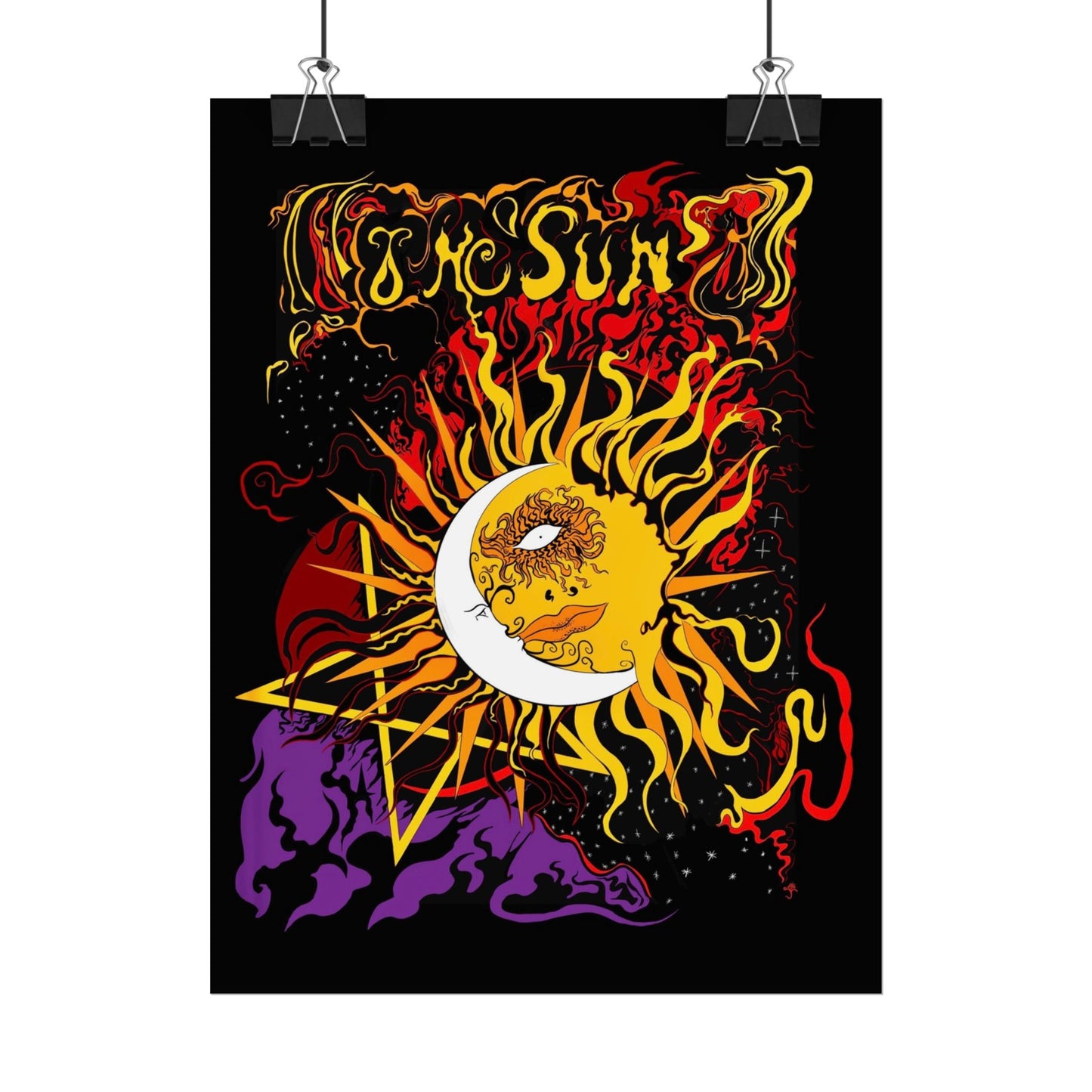 The Sun Tarot Art Print