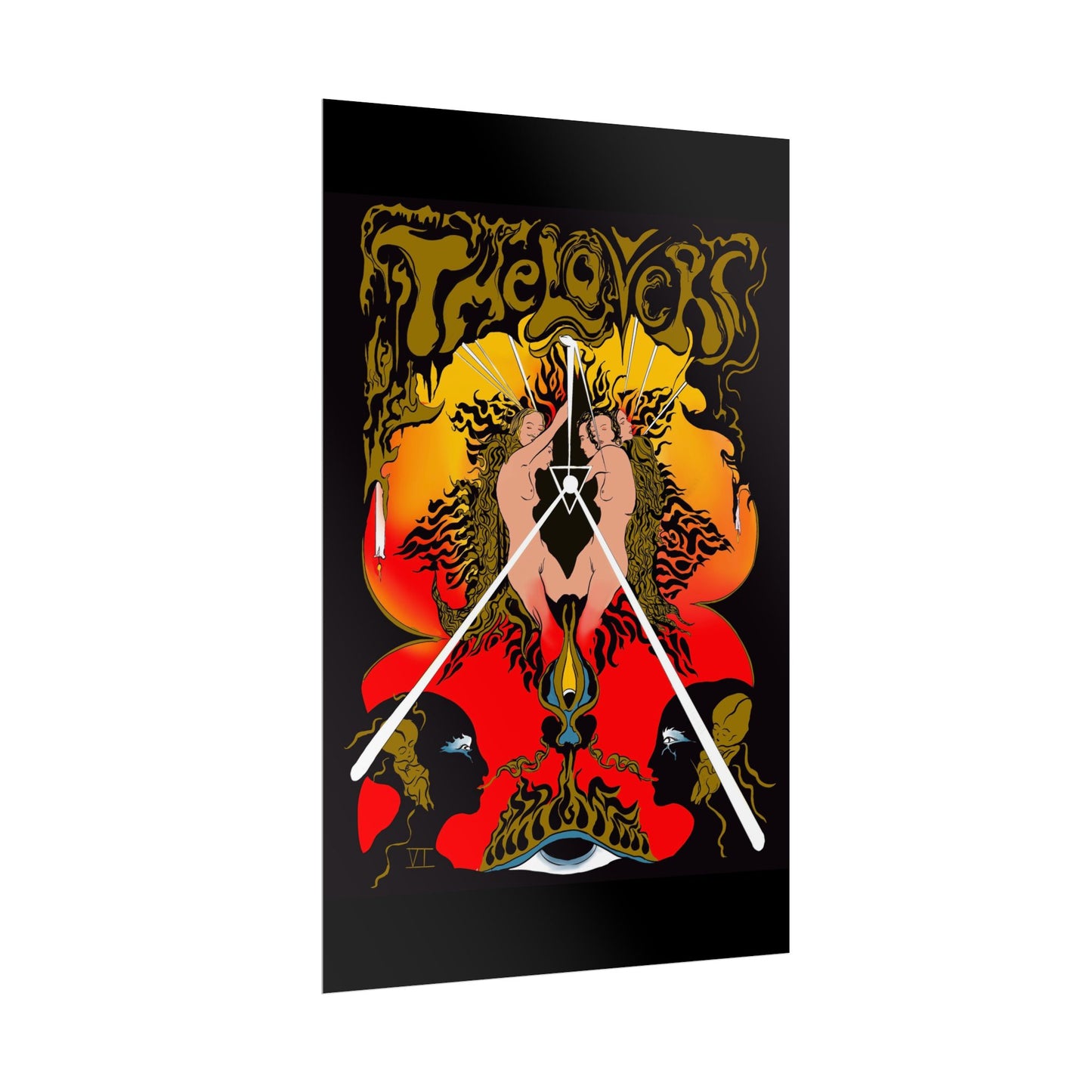 The Lovers Tarot Art Print