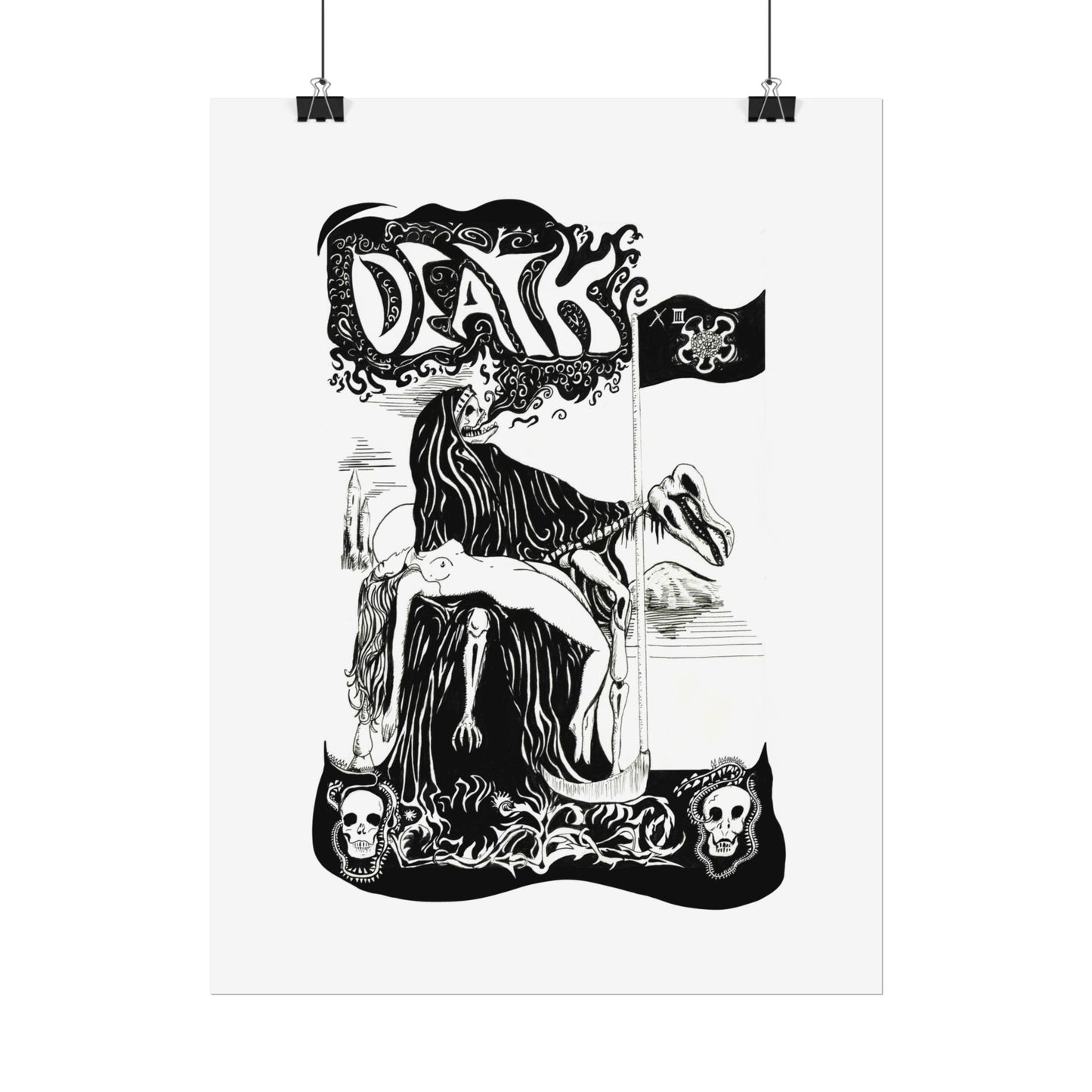 Death Tarot Art Print