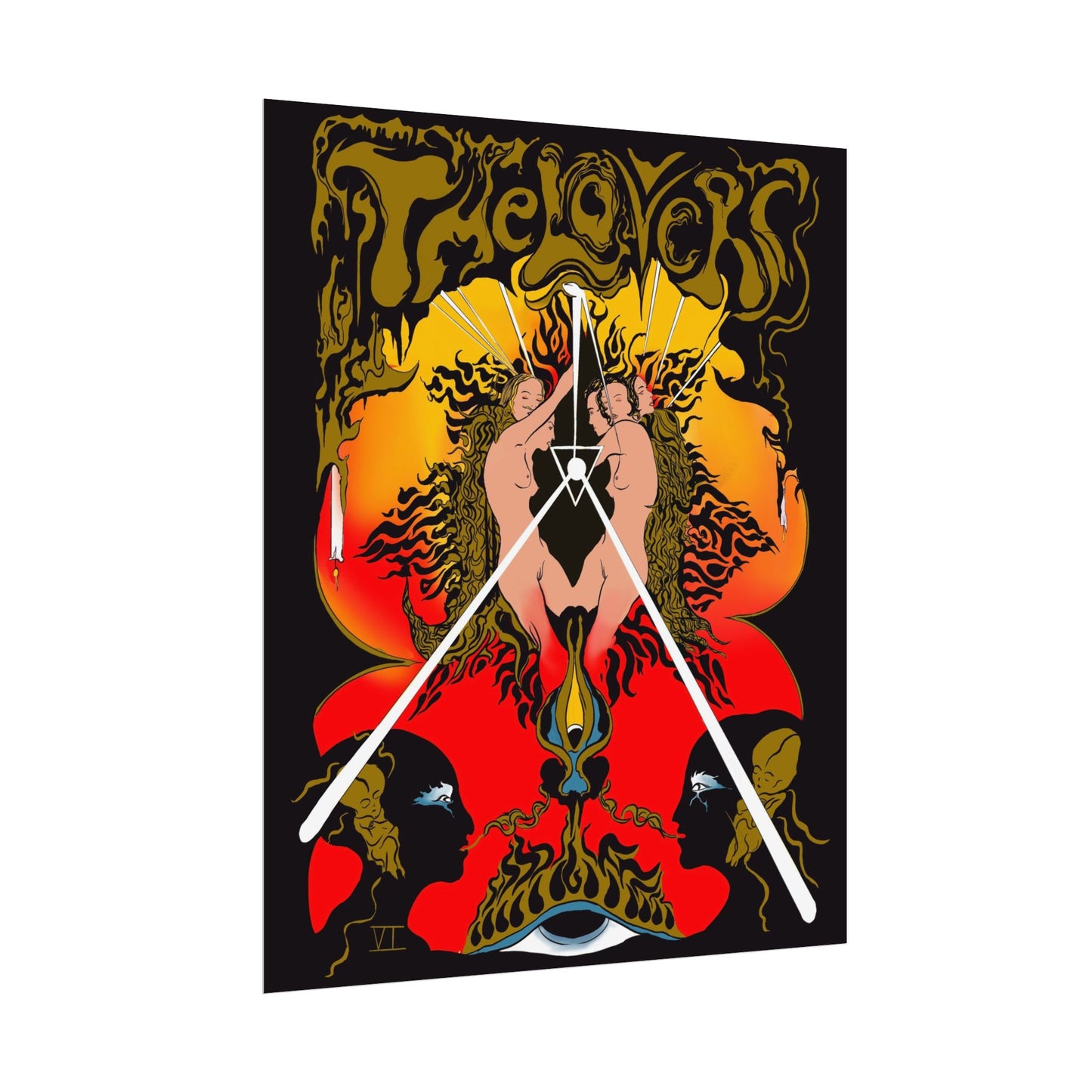 The Lovers Tarot Art Print