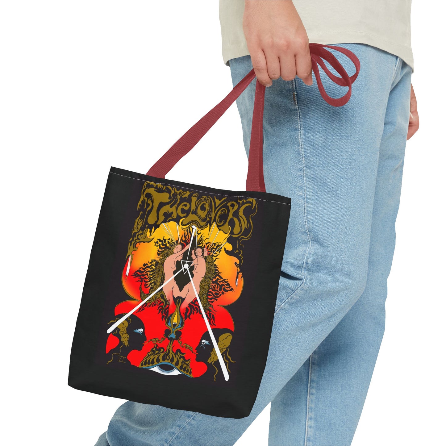 The Lovers Tarot Tote Bag