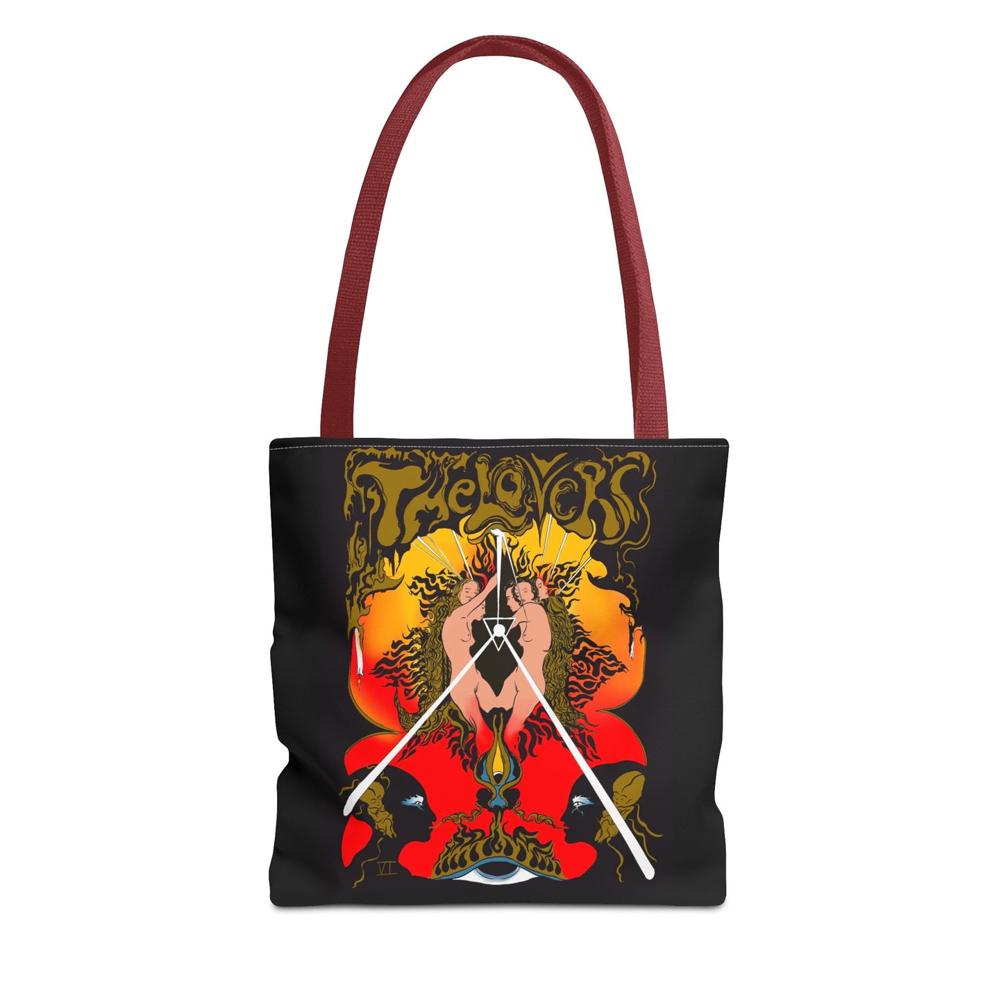 The Lovers Tarot Tote Bag