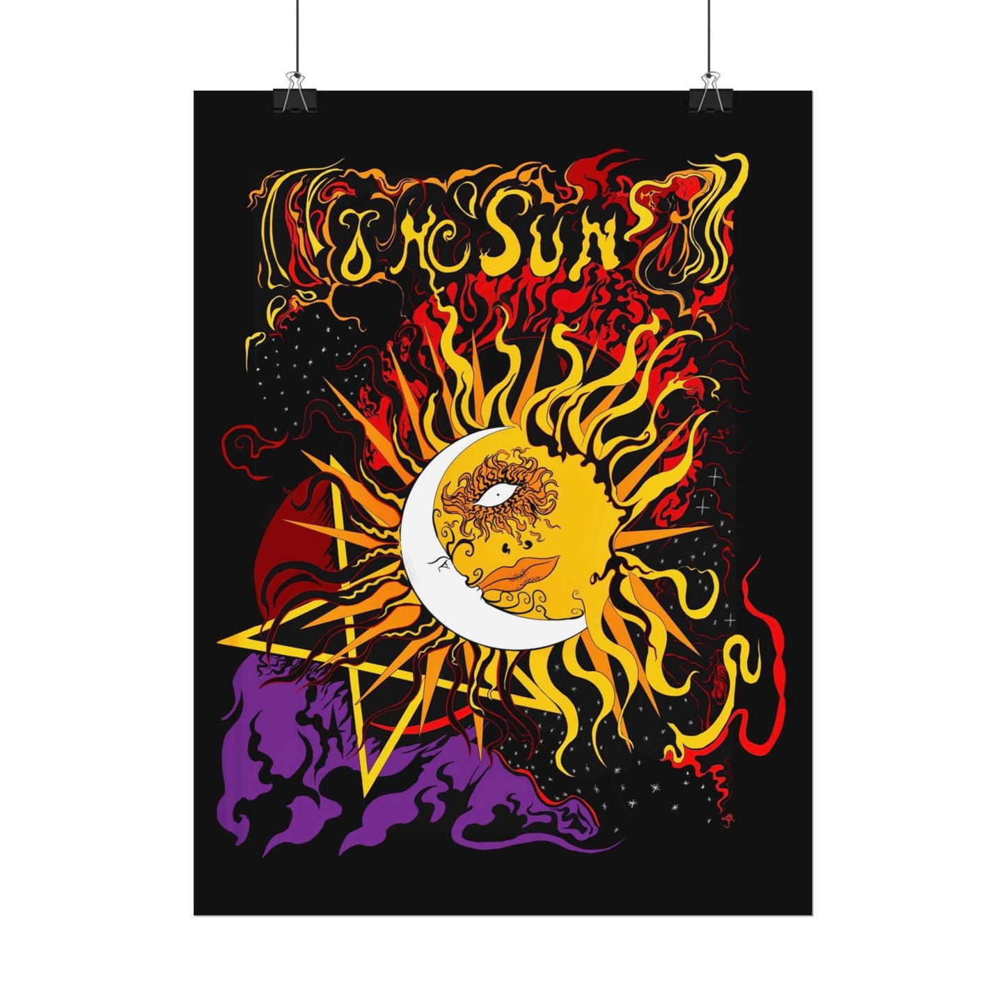 The Sun Tarot Art Print