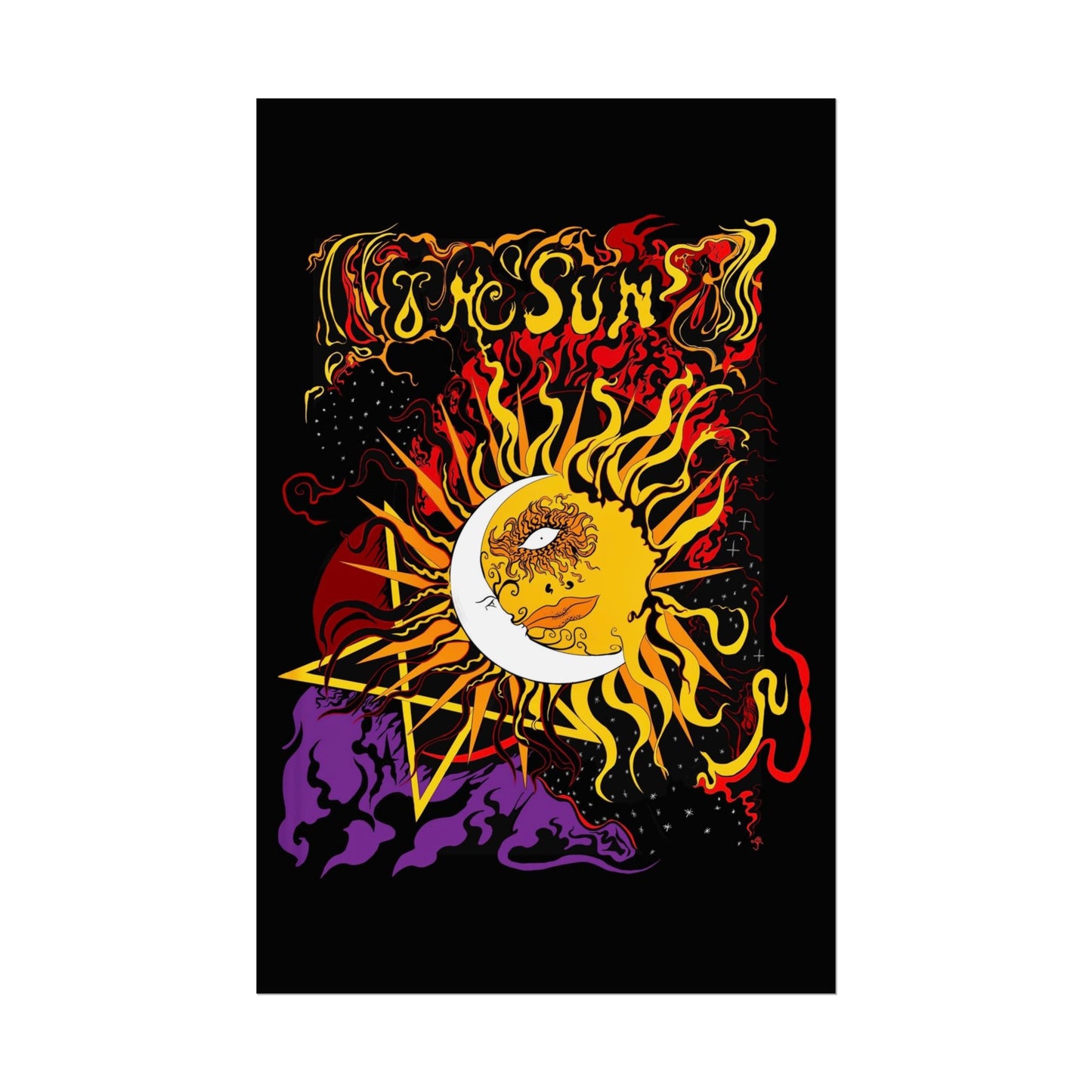 The Sun Tarot Art Print