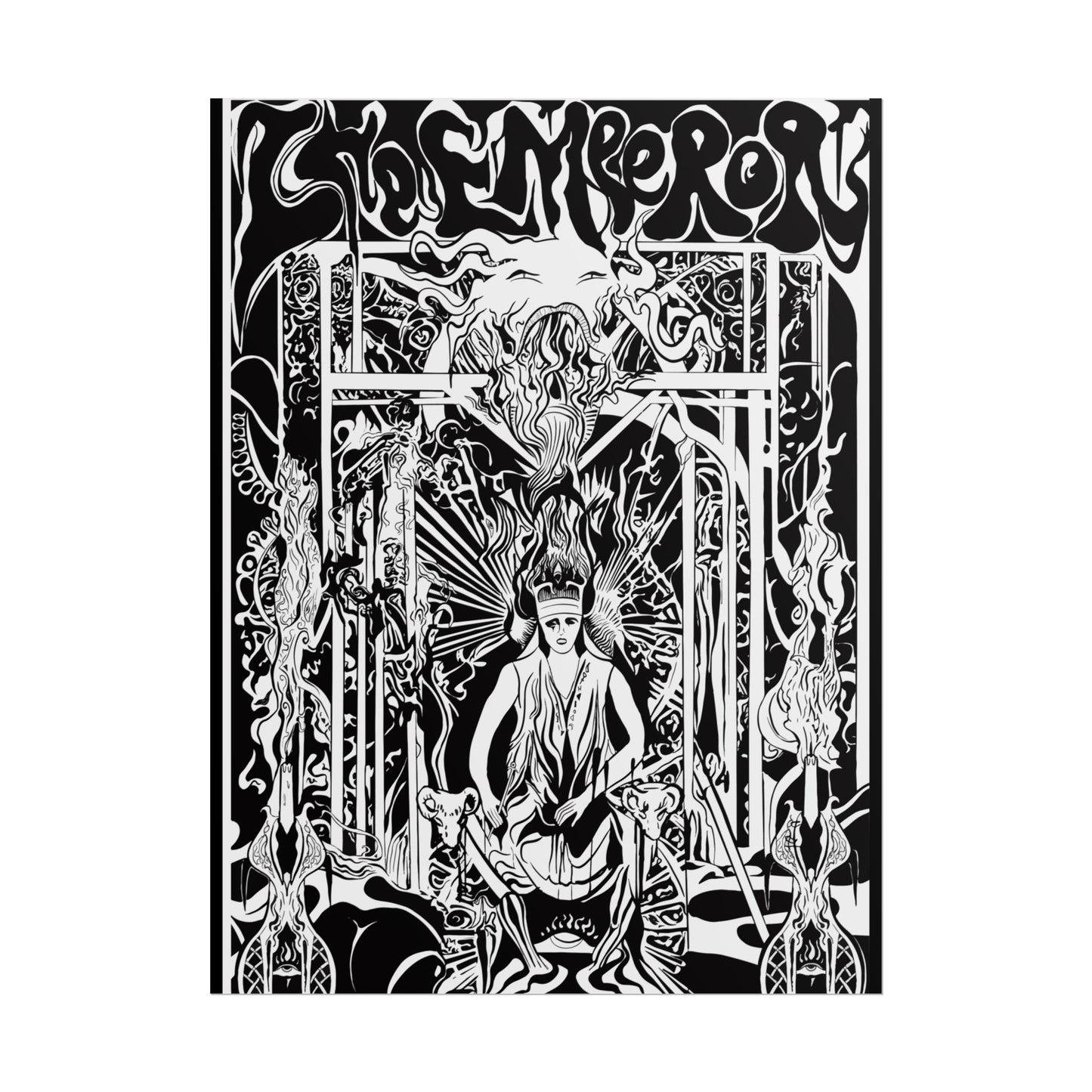 The Emperor Tarot Art Print