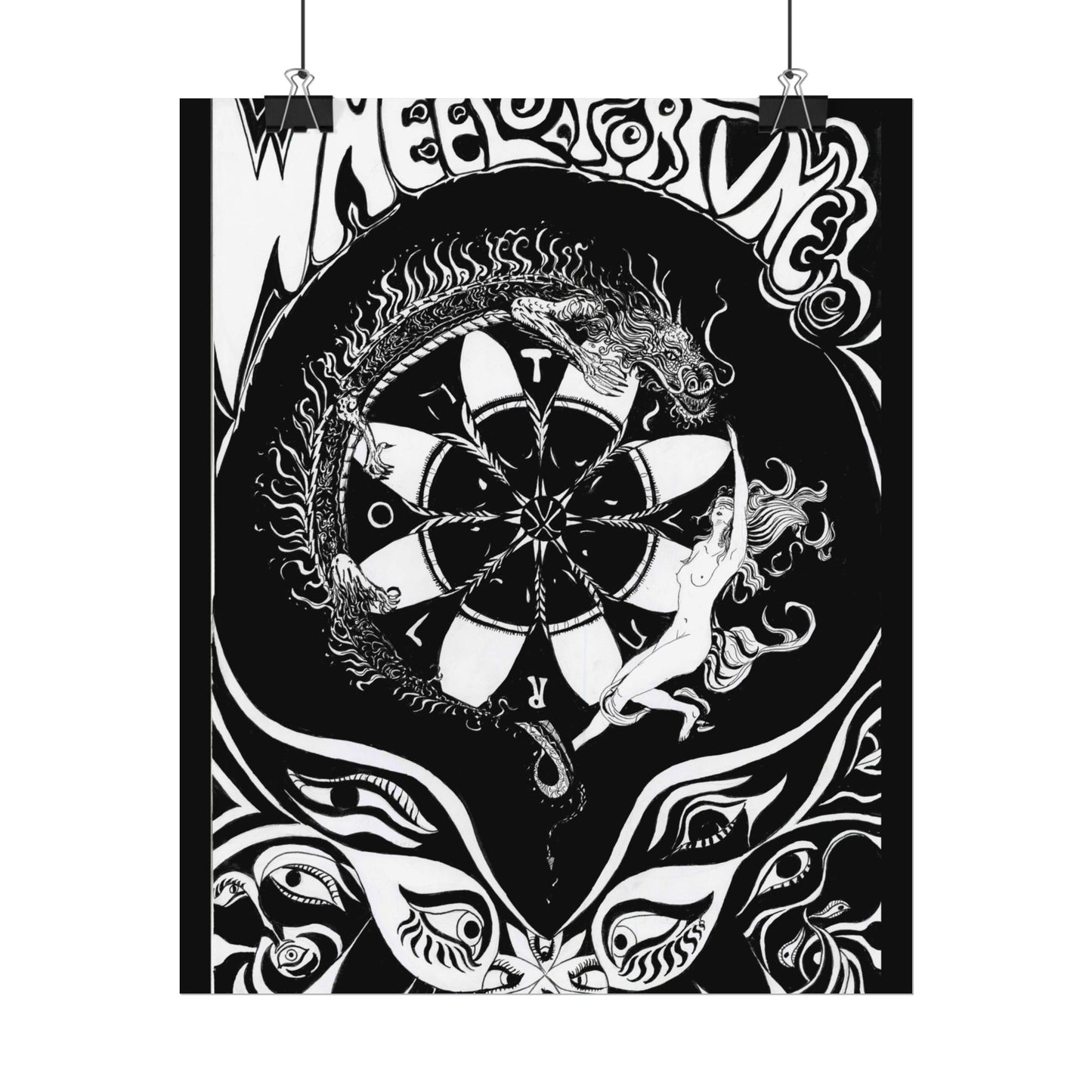 The Wheel of Fortune Tarot Art Print