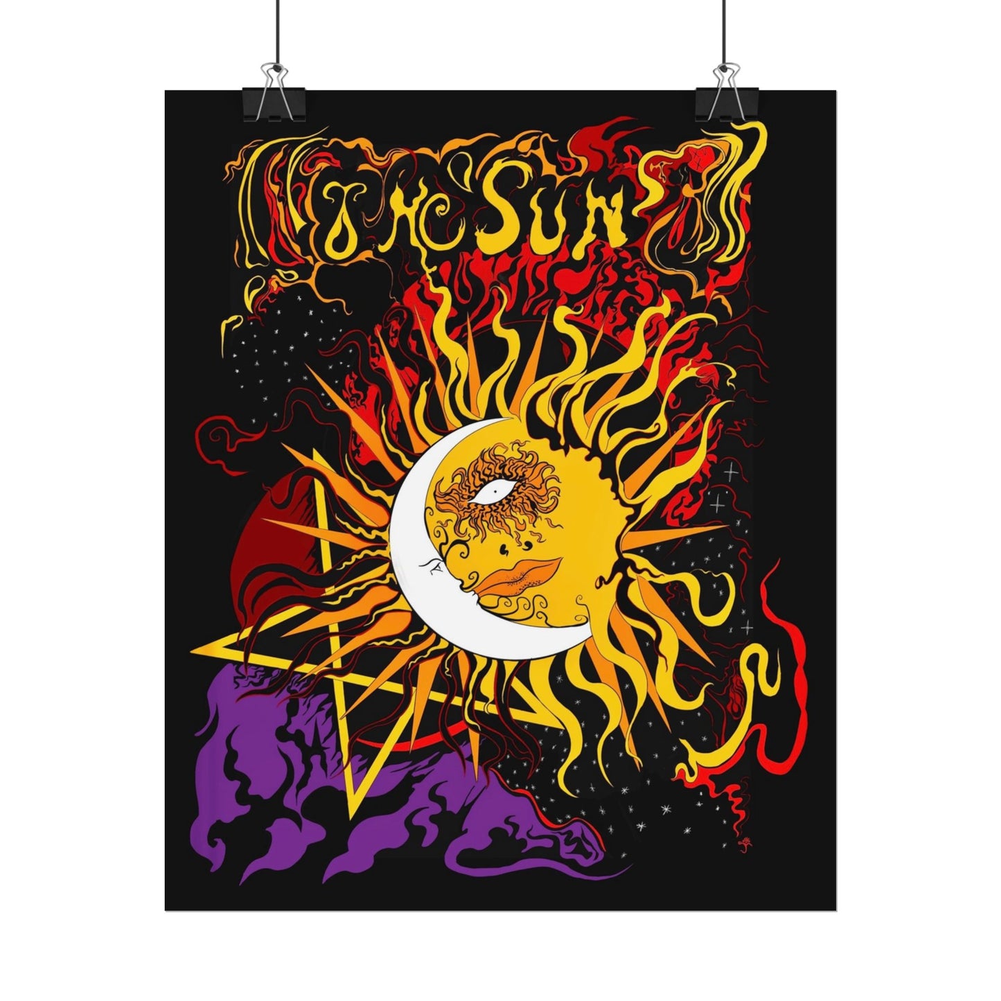 The Sun Tarot Art Print