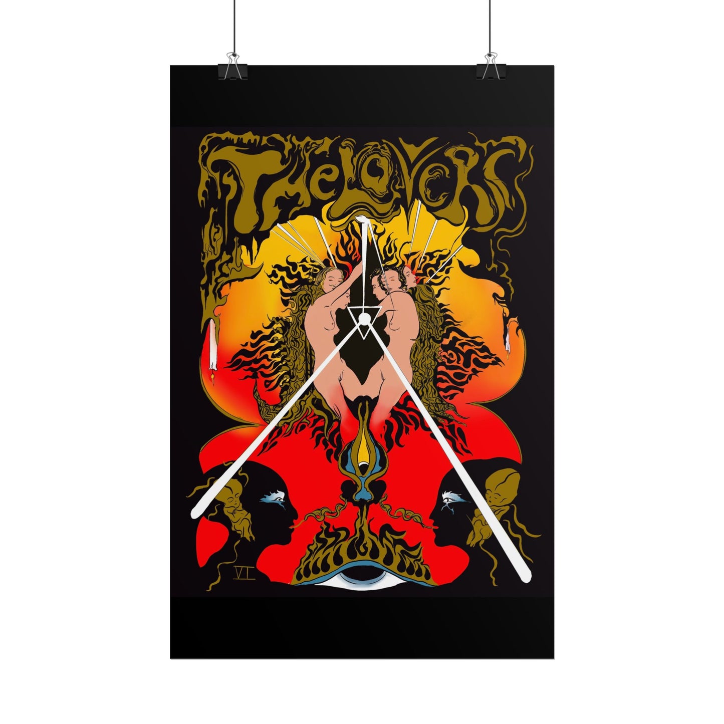 The Lovers Tarot Art Print