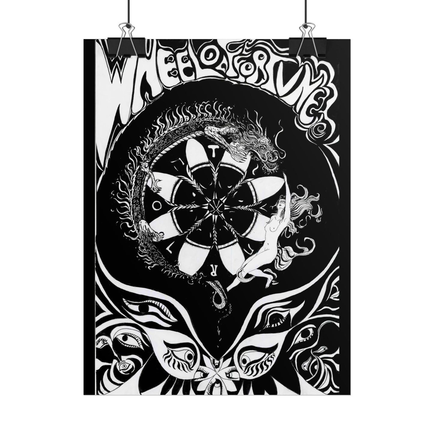 The Wheel of Fortune Tarot Art Print