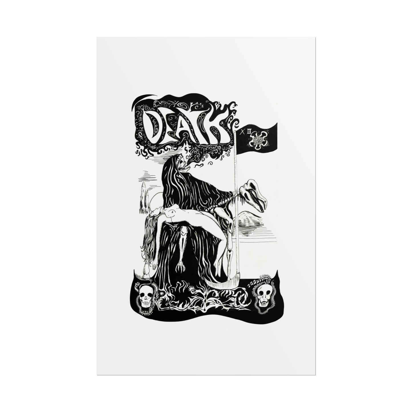 Death Tarot Art Print