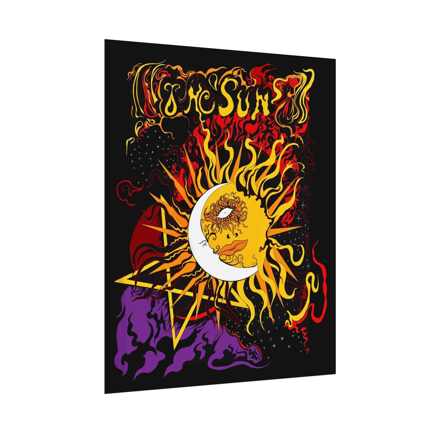 The Sun Tarot Art Print