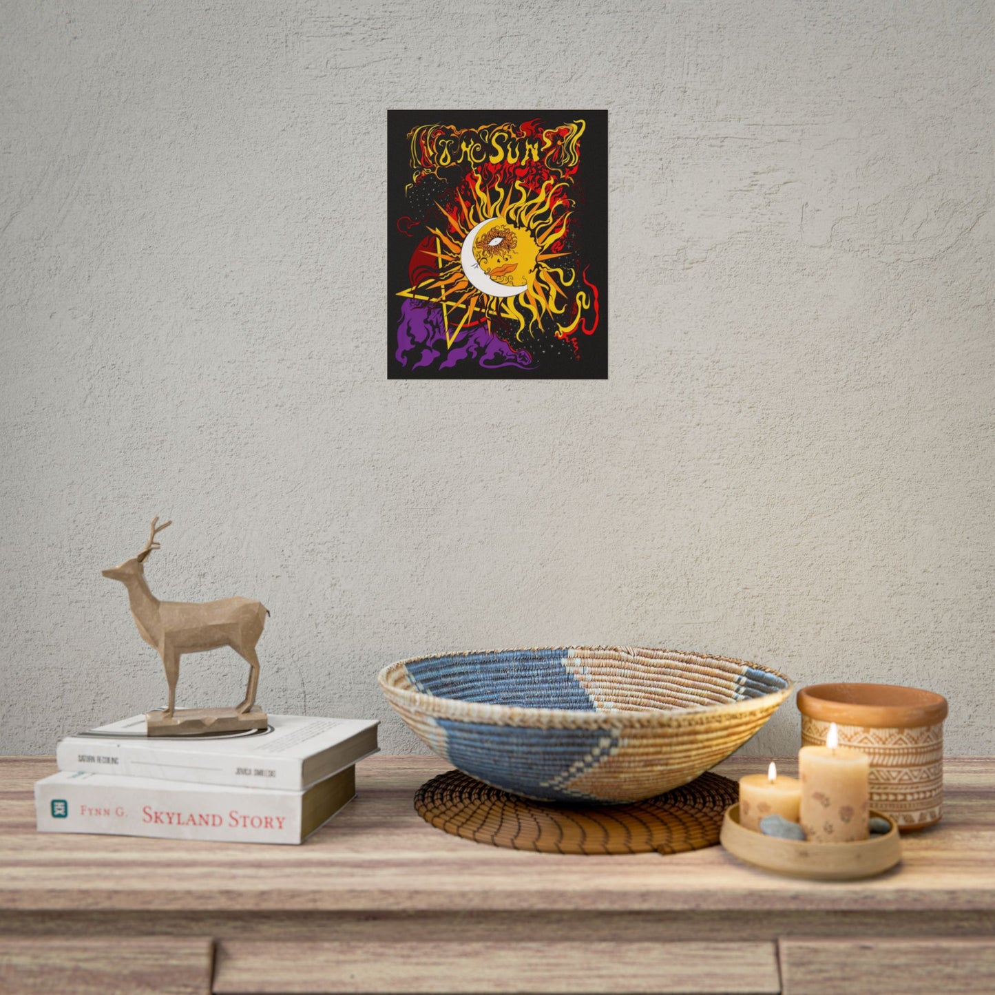 The Sun Tarot Art Print