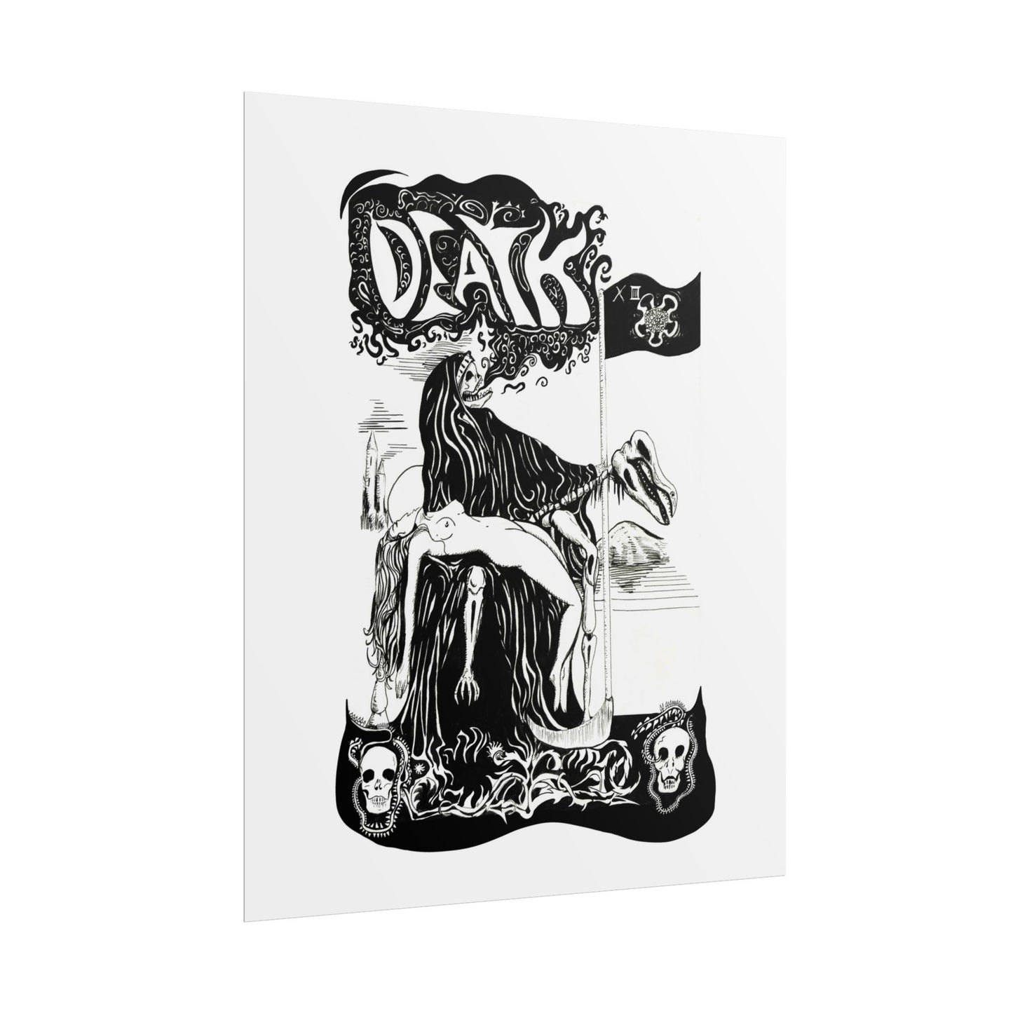 Death Tarot Art Print