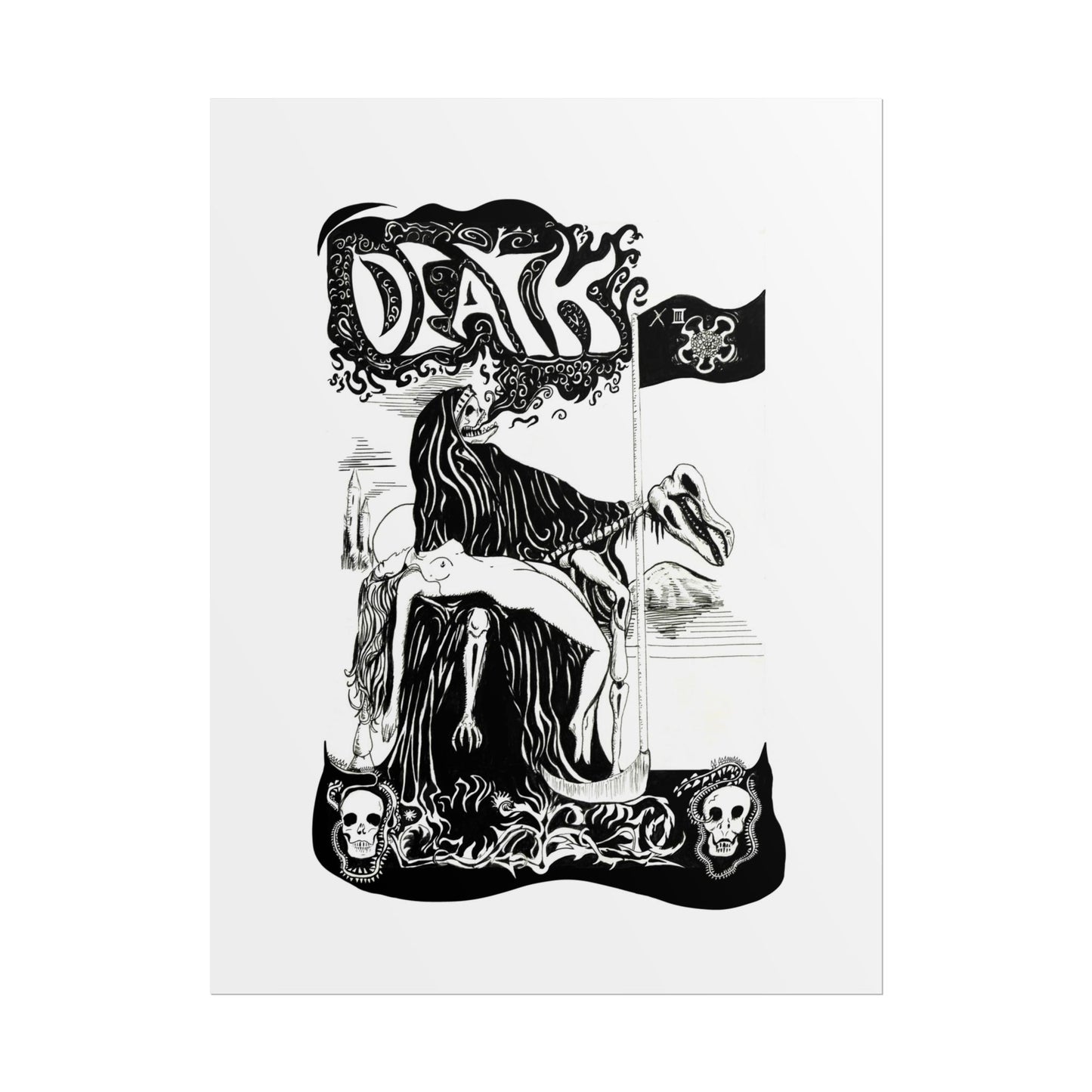 Death Tarot Art Print