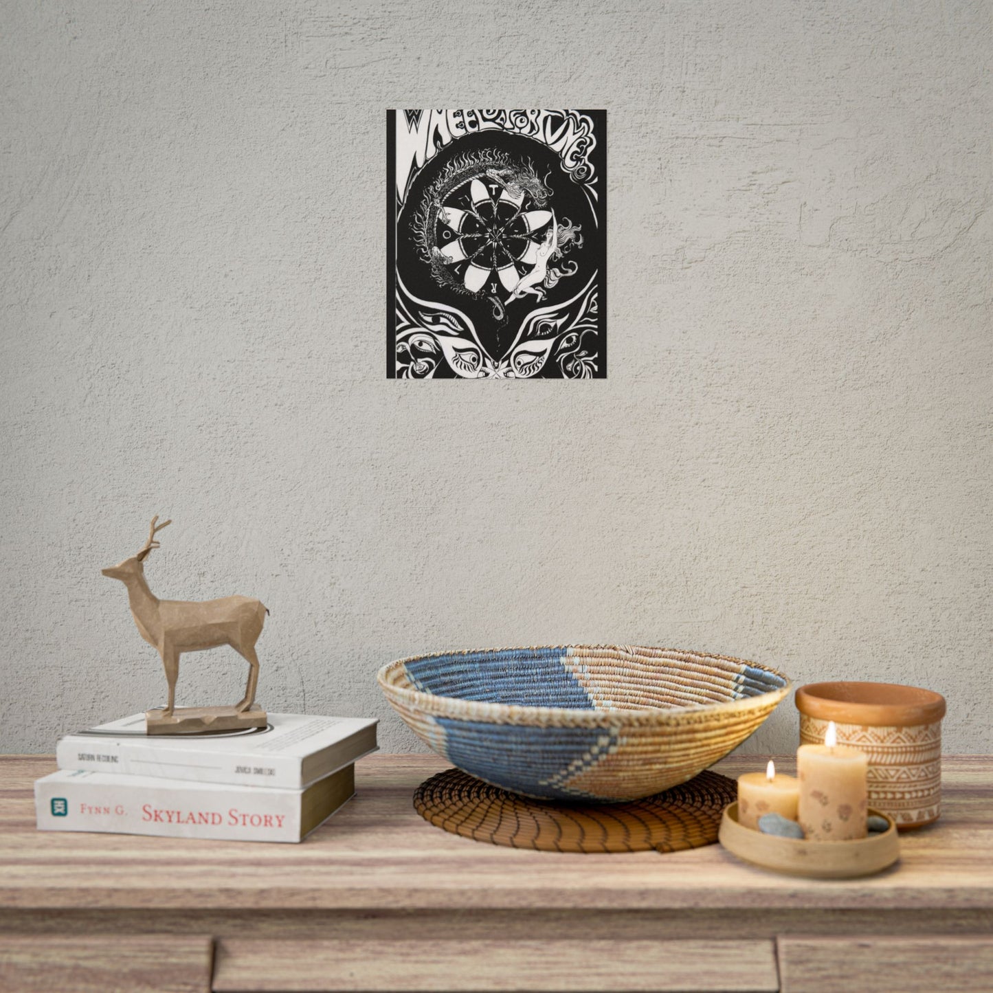 The Wheel of Fortune Tarot Art Print