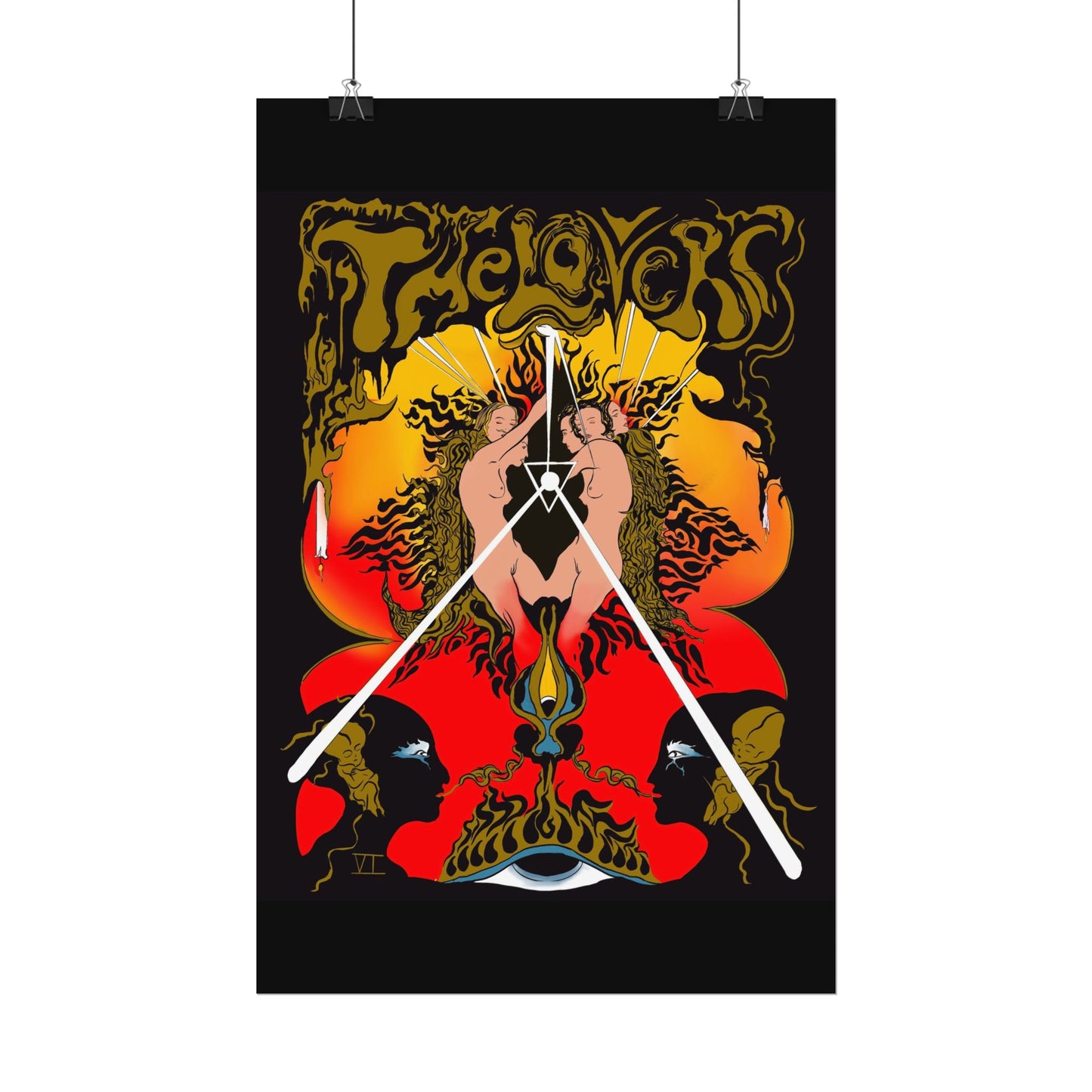 The Lovers Tarot Art Print