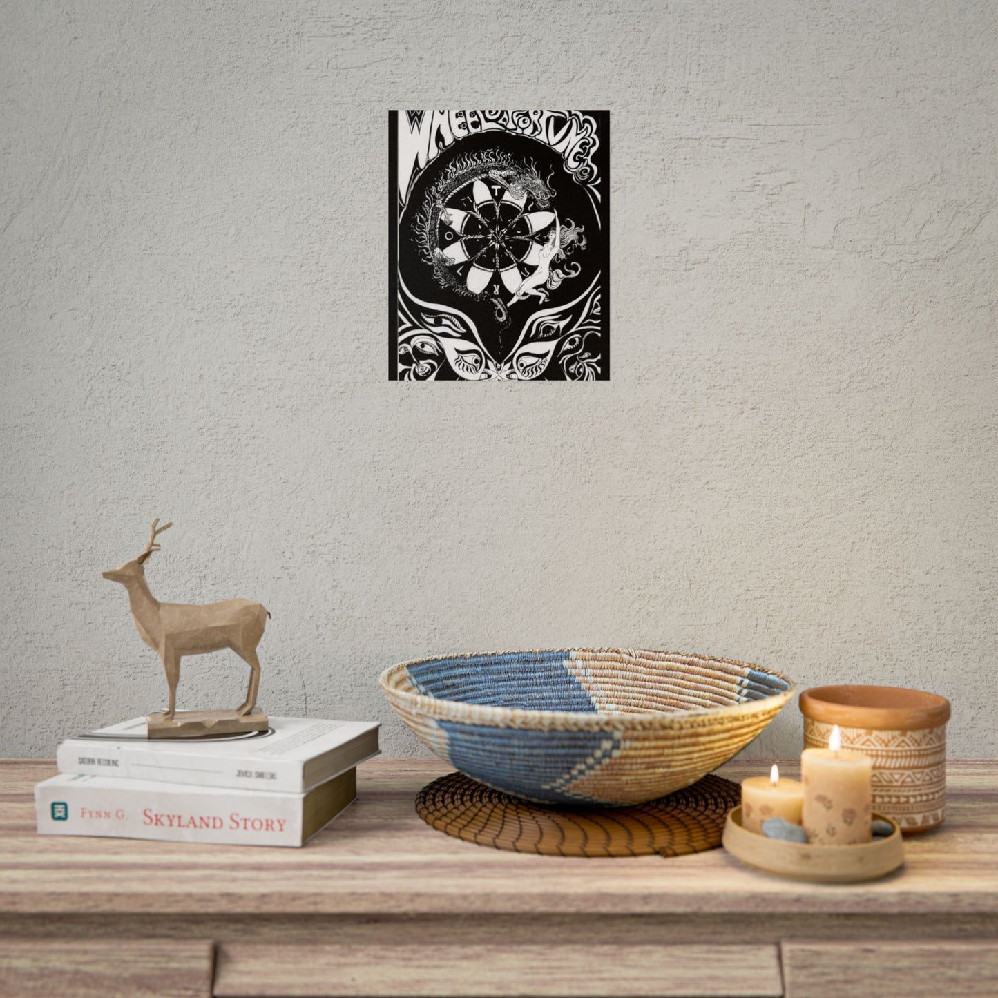 The Wheel of Fortune Tarot Art Print