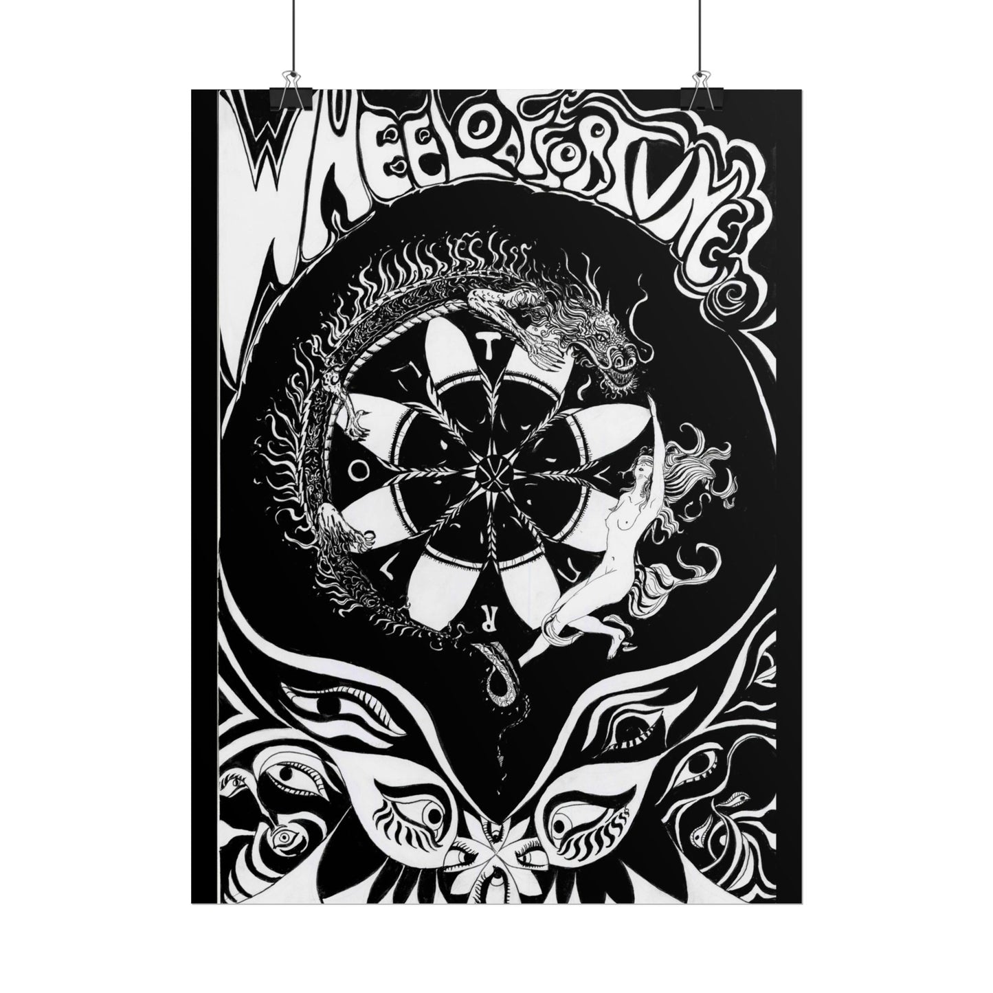 The Wheel of Fortune Tarot Art Print