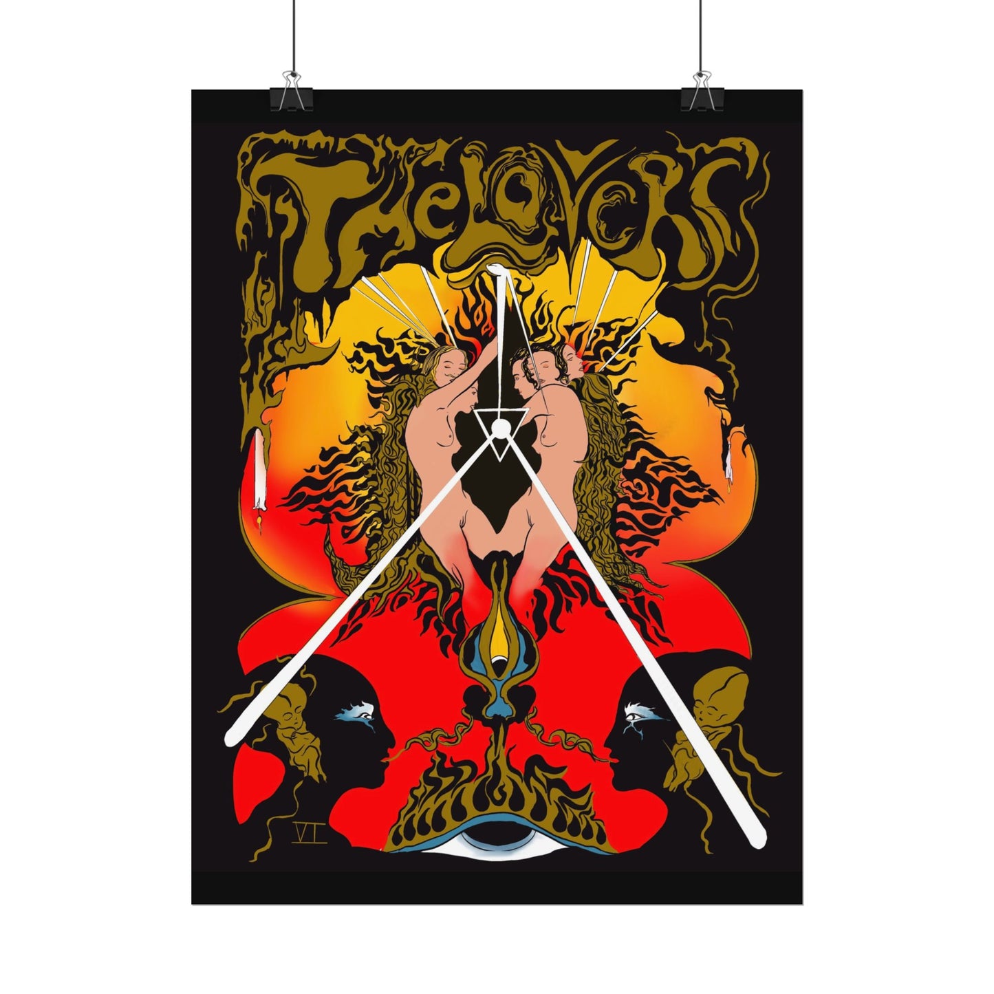 The Lovers Tarot Art Print