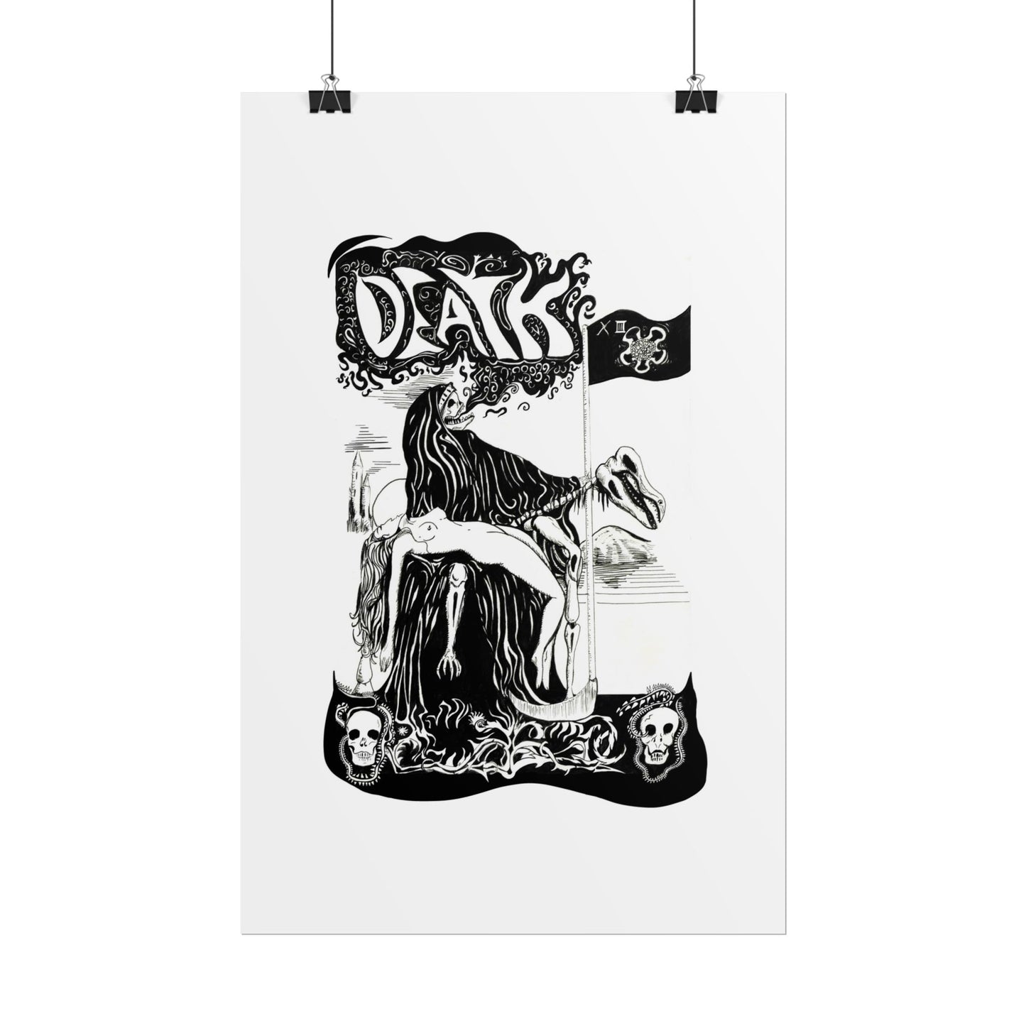 Death Tarot Art Print