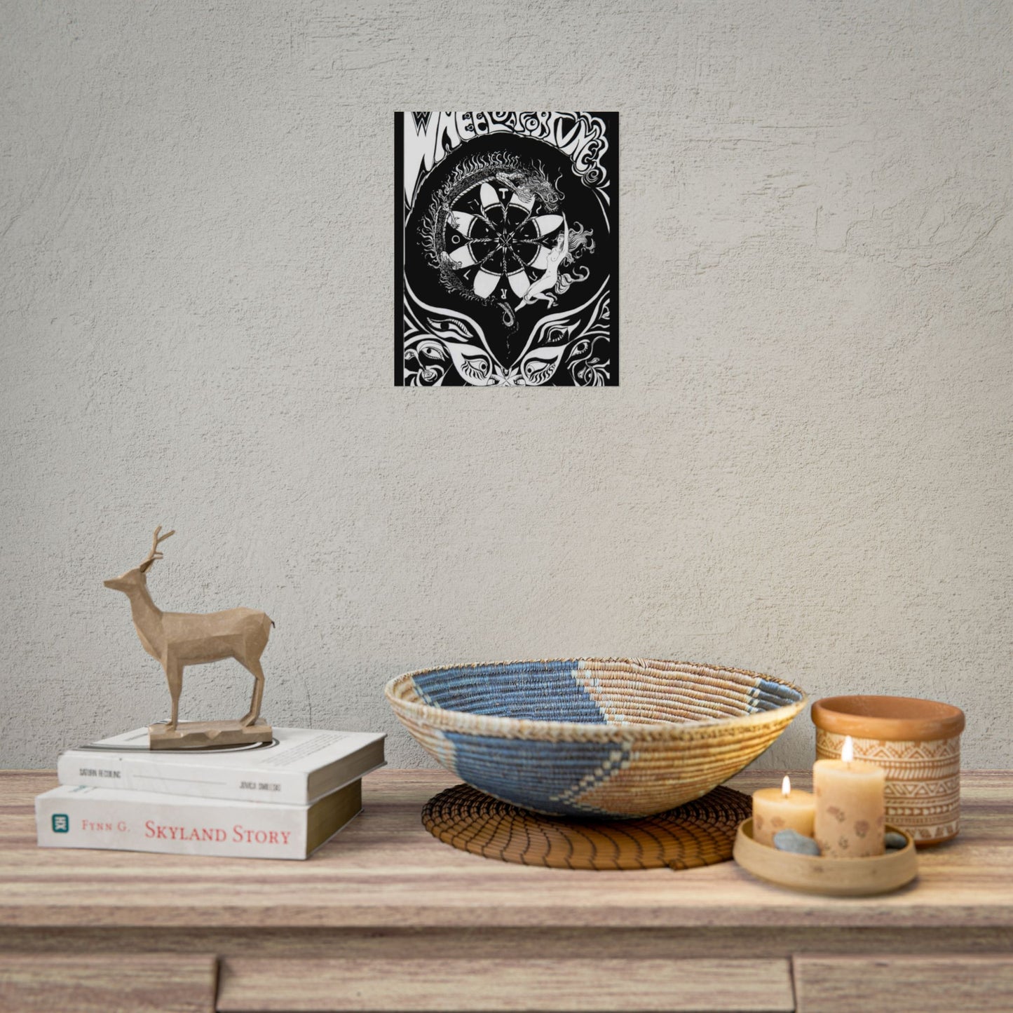 The Wheel of Fortune Tarot Art Print