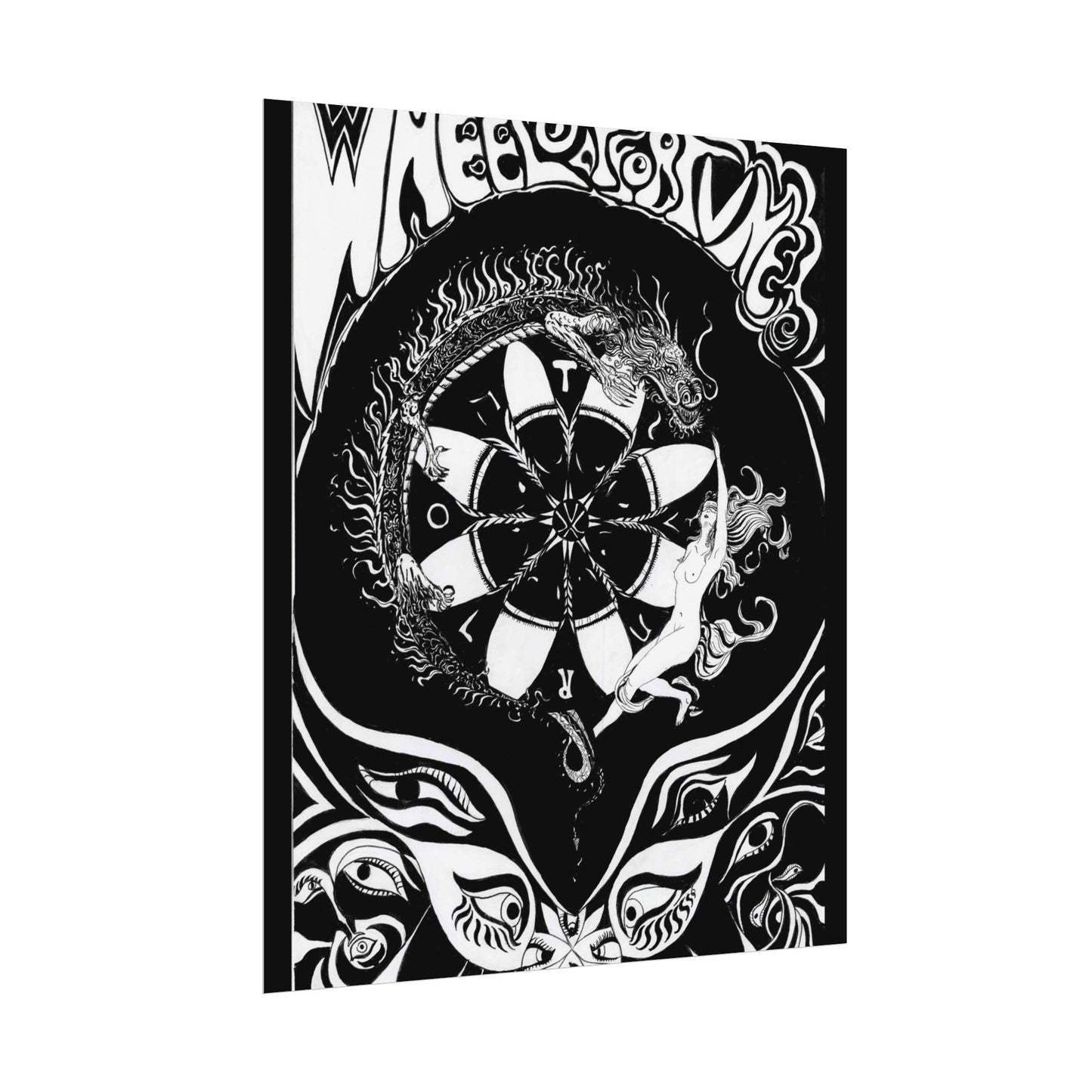 The Wheel of Fortune Tarot Art Print