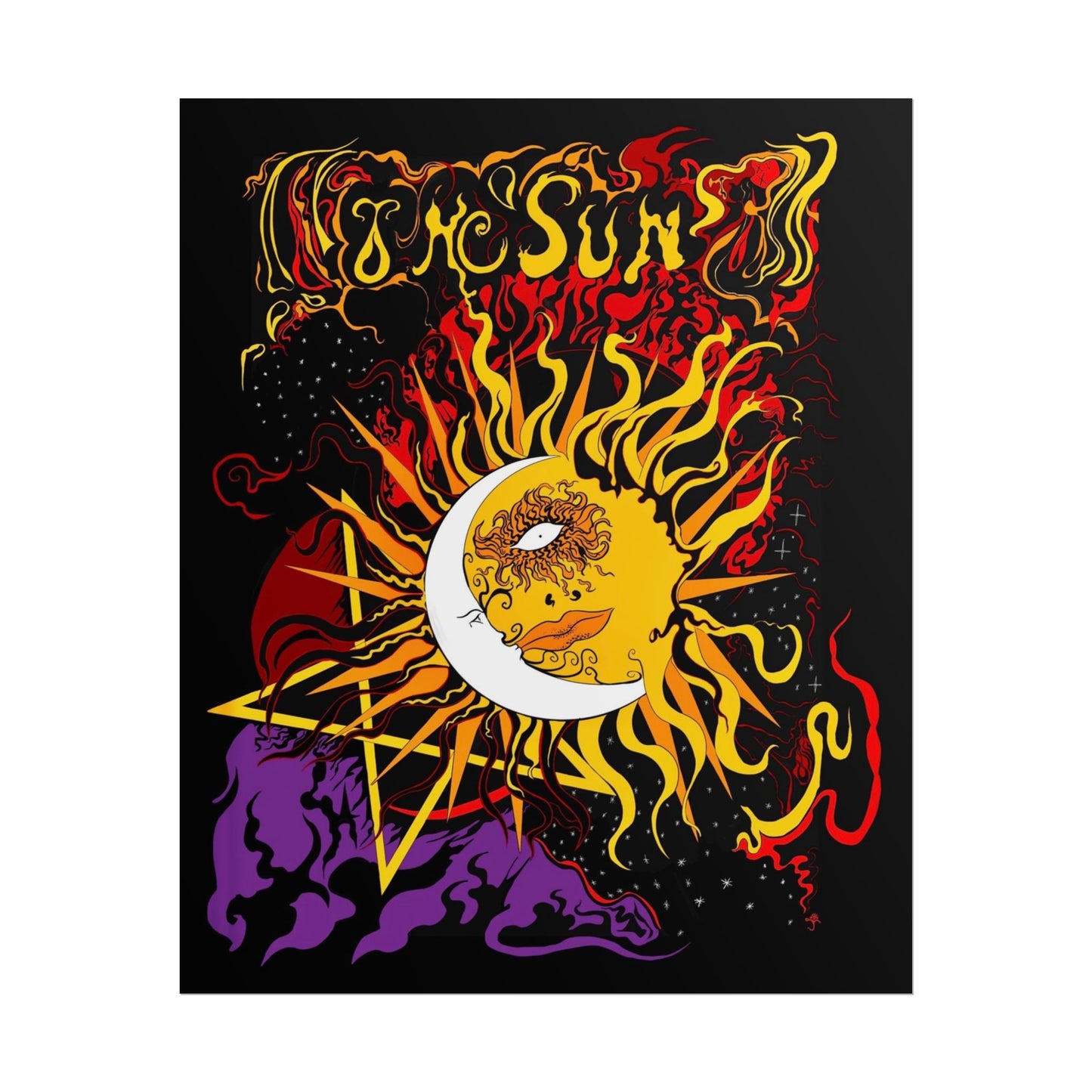 The Sun Tarot Art Print