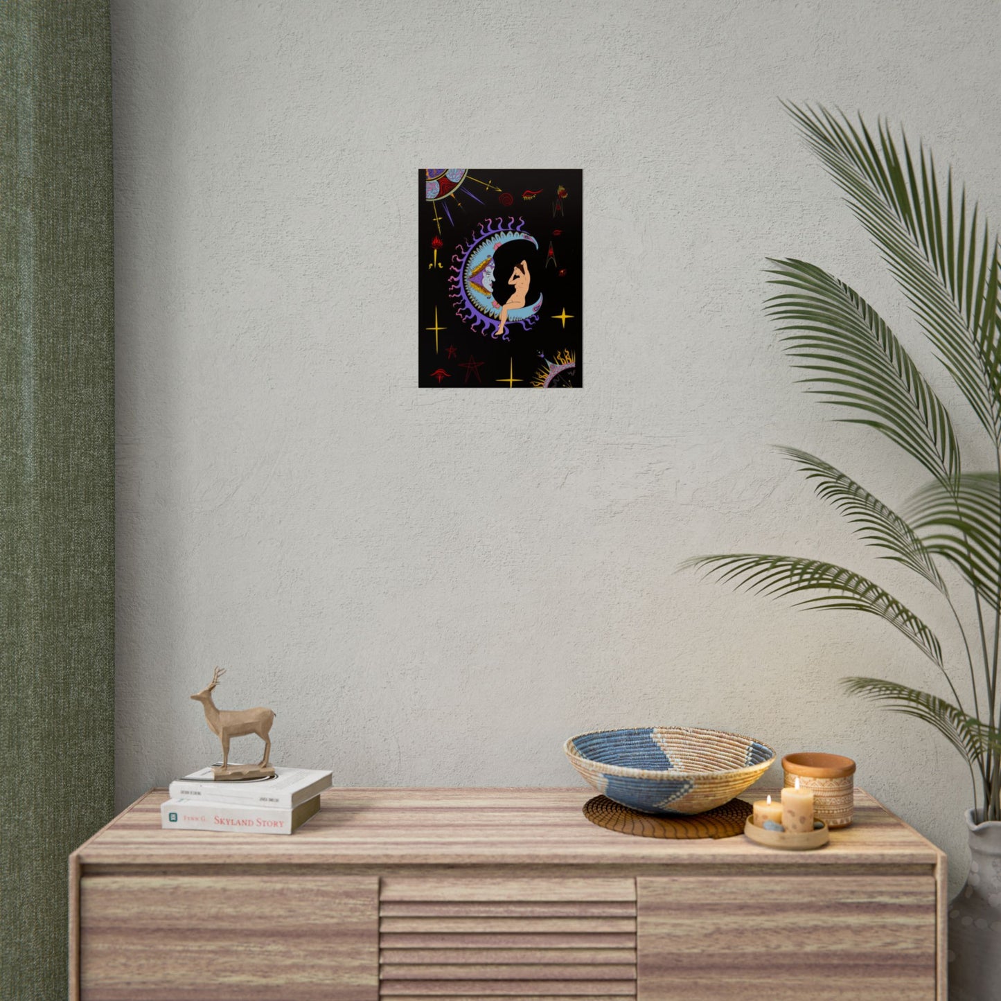 The Moon Tarot Art Print