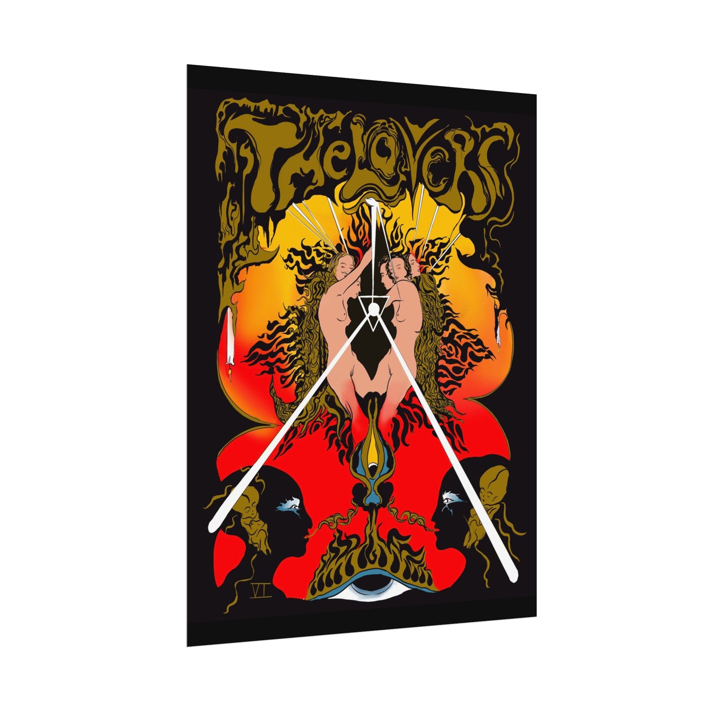 The Lovers Tarot Art Print