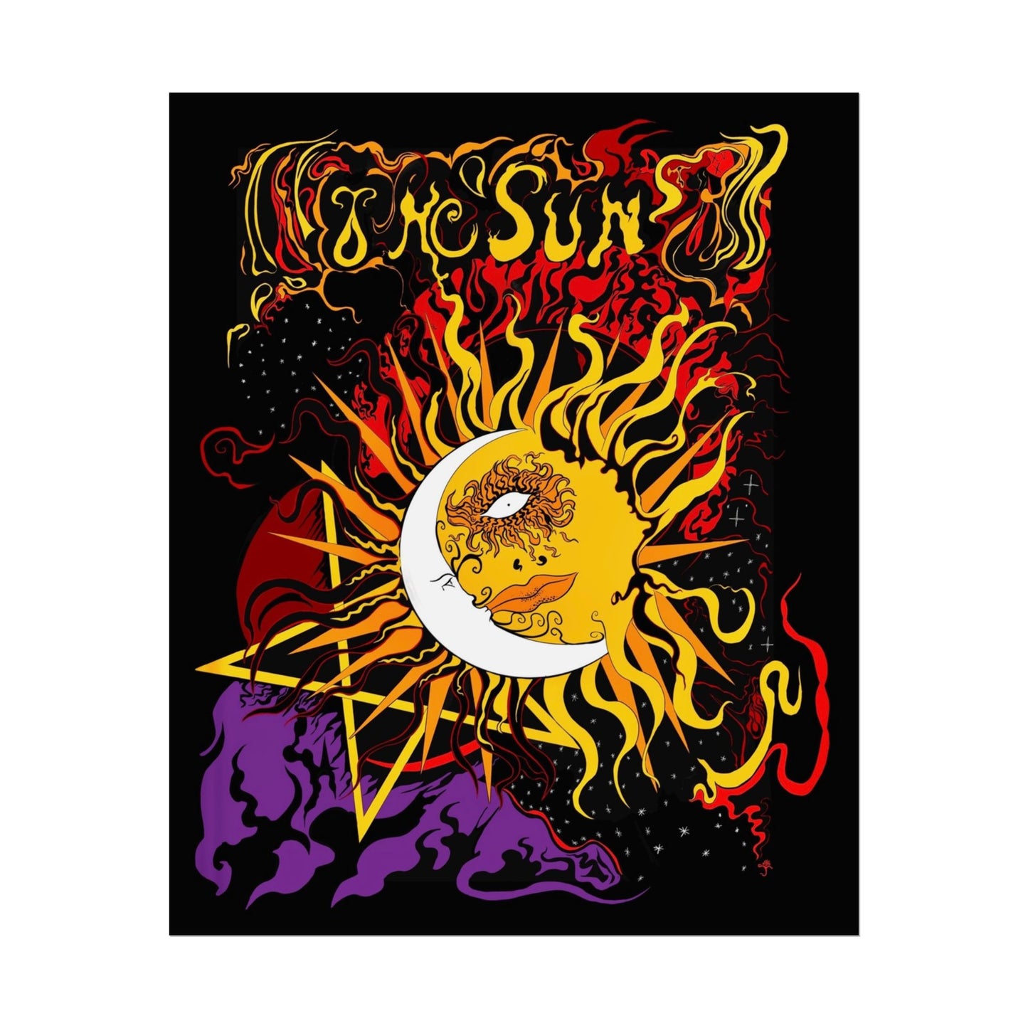 The Sun Tarot Art Print