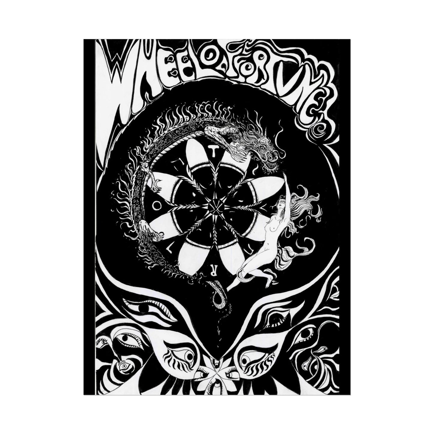 The Wheel of Fortune Tarot Art Print