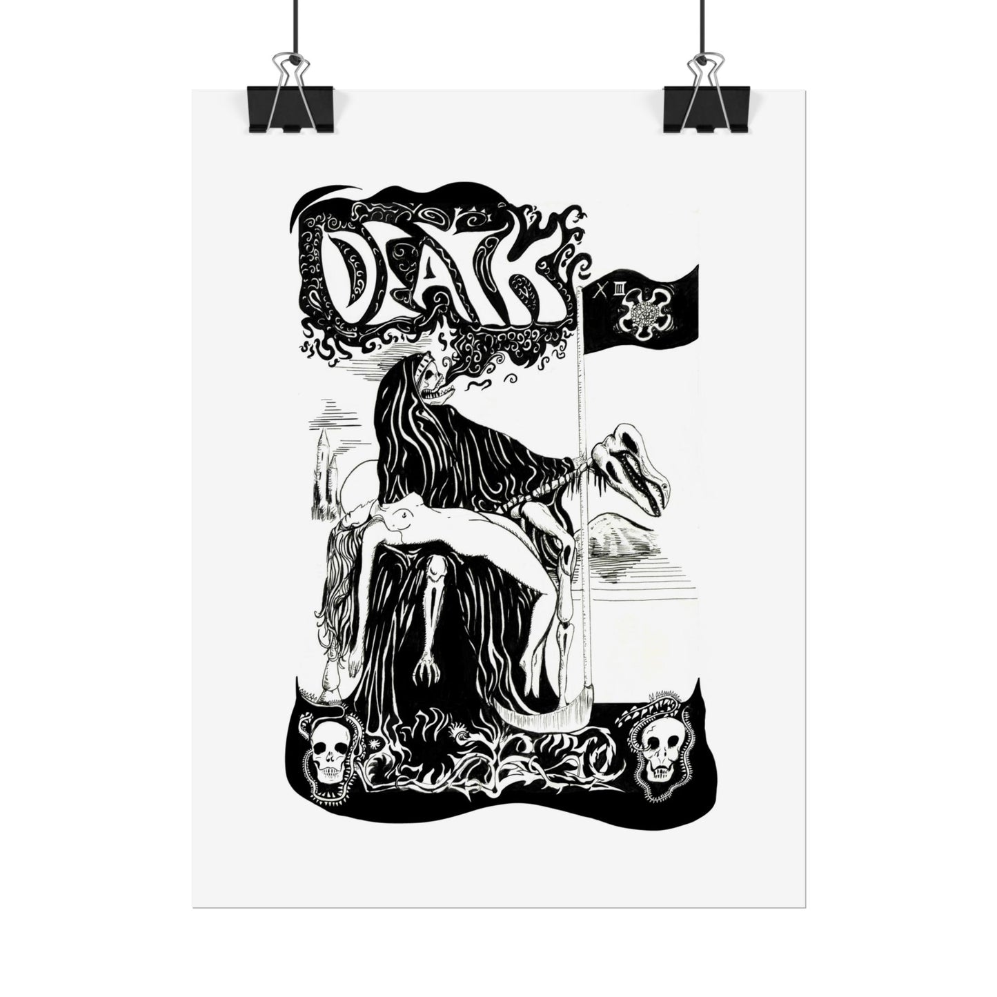 Death Tarot Art Print