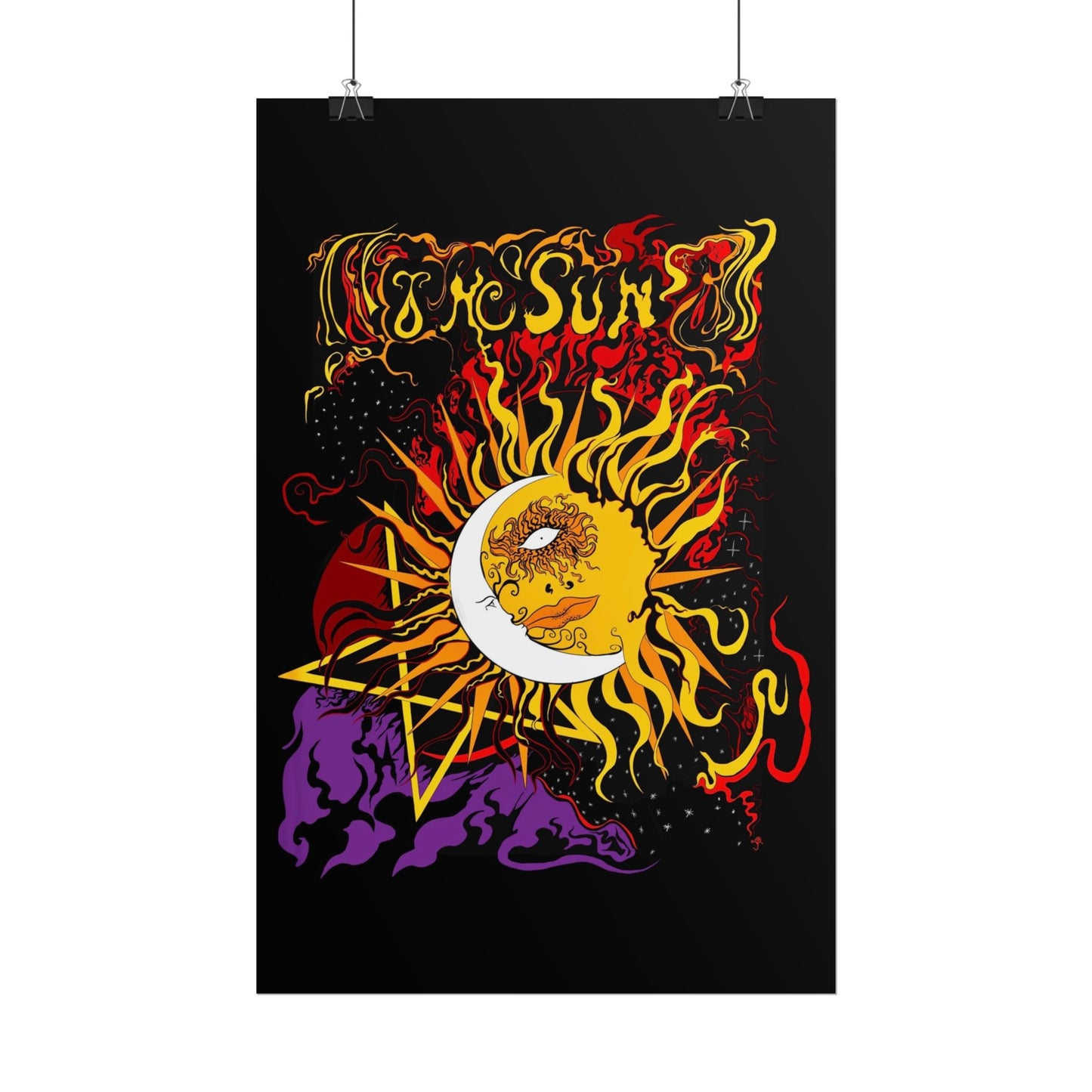 The Sun Tarot Art Print