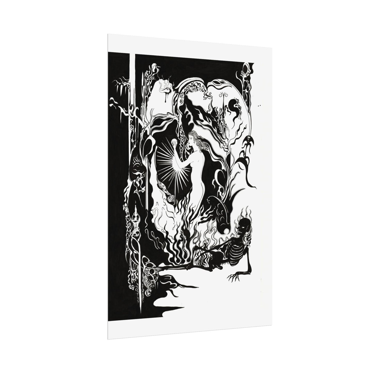 Eros and Thantos art Print