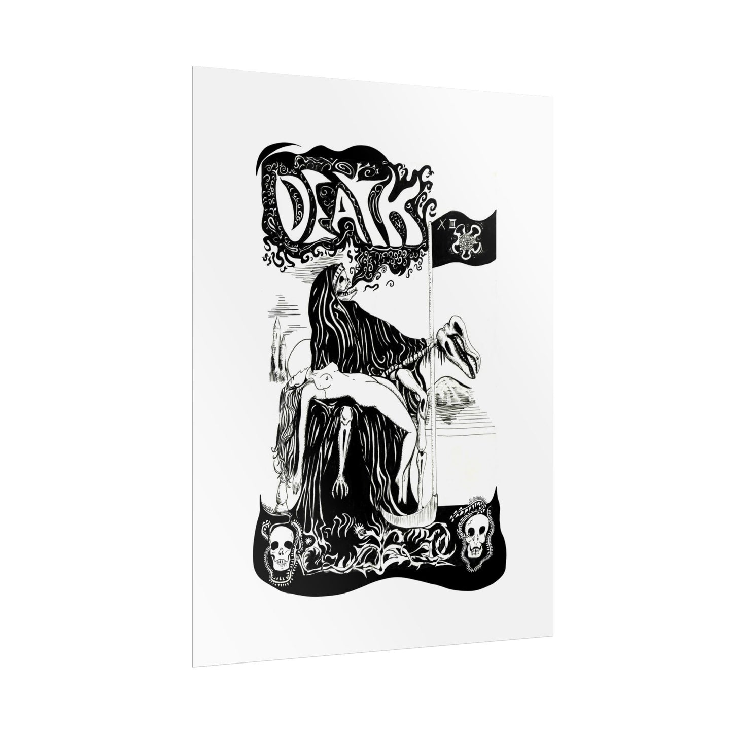 Death Tarot Art Print