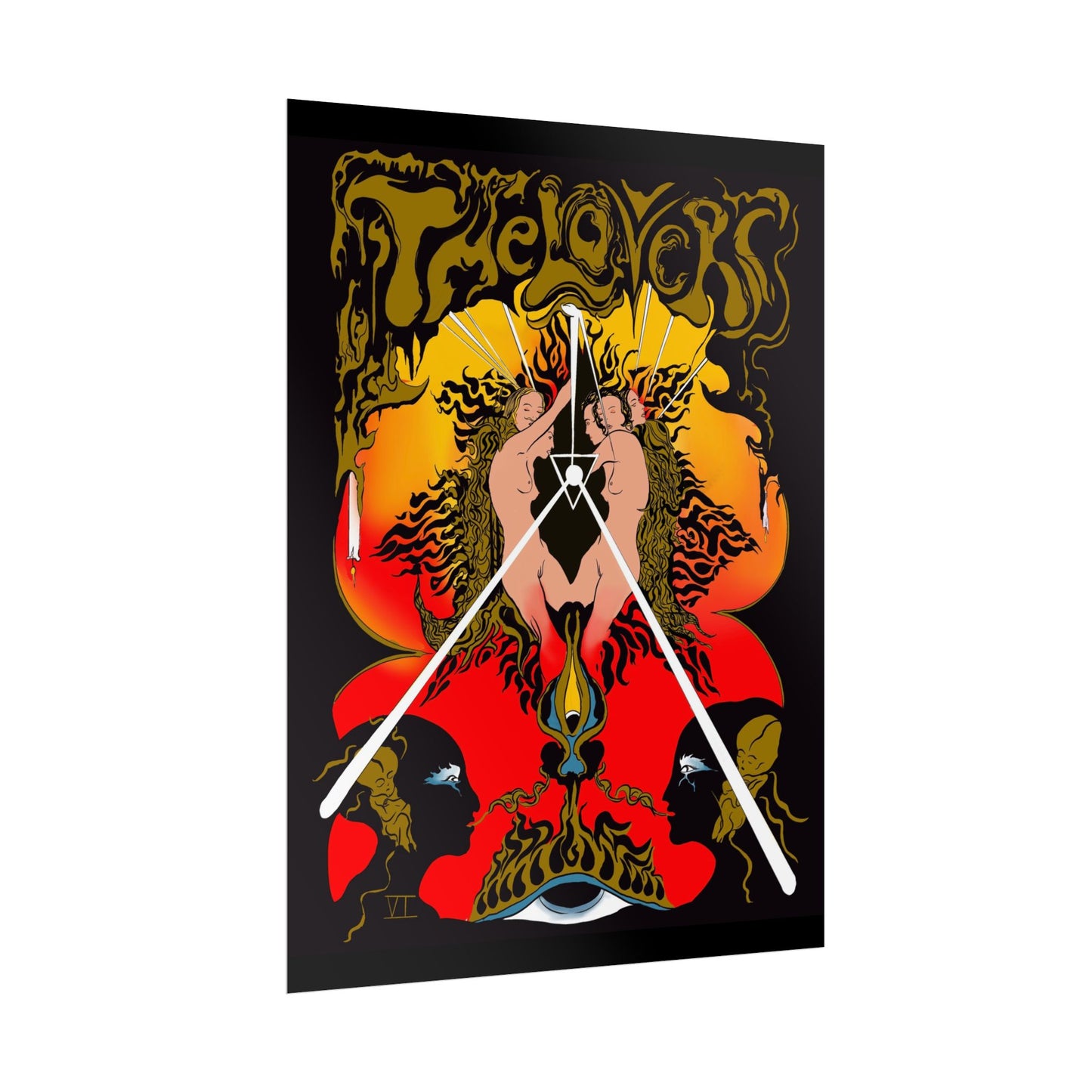 The Lovers Tarot Art Print