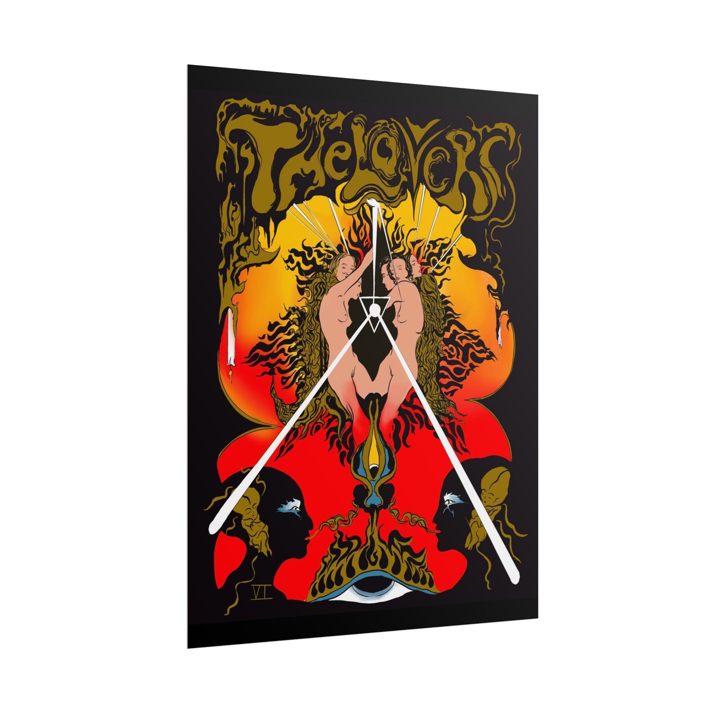 The Lovers Tarot Art Print