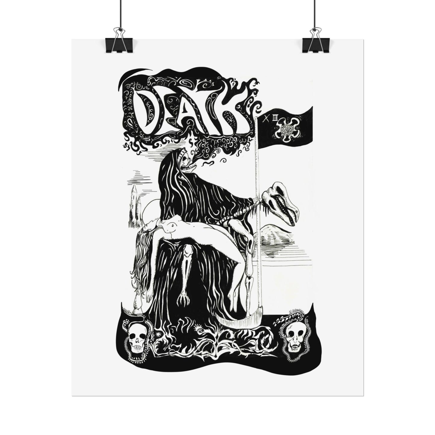 Death Tarot Art Print