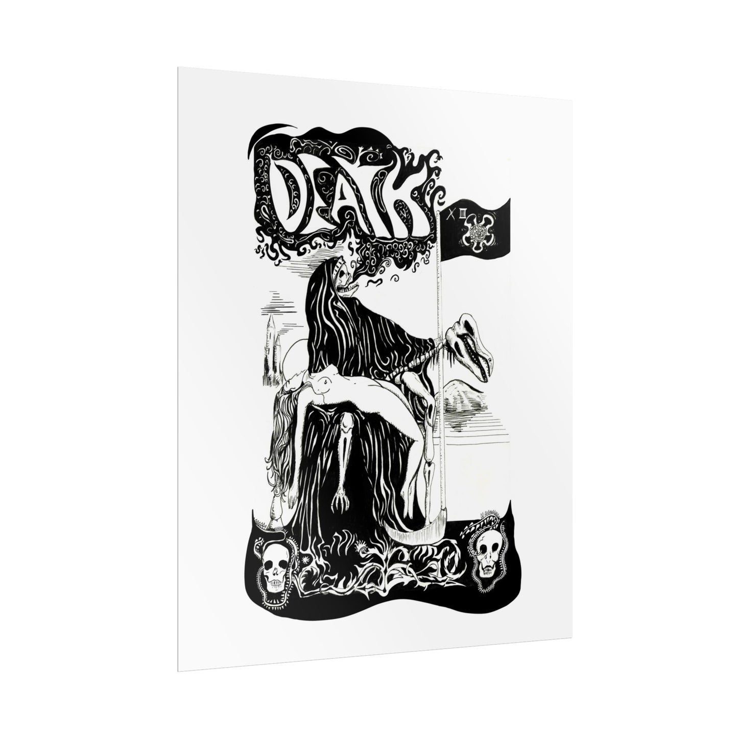 Death Tarot Art Print