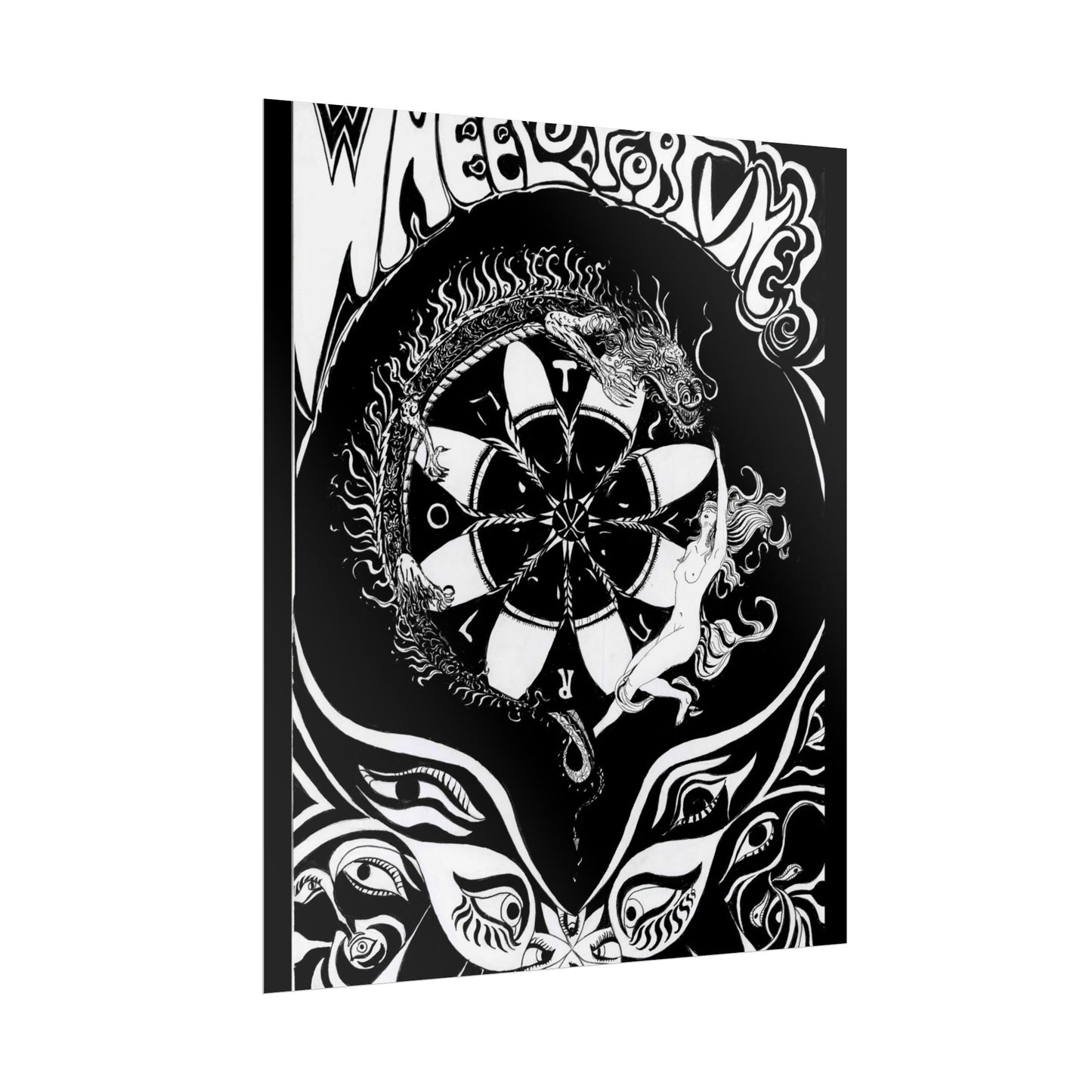 The Wheel of Fortune Tarot Art Print