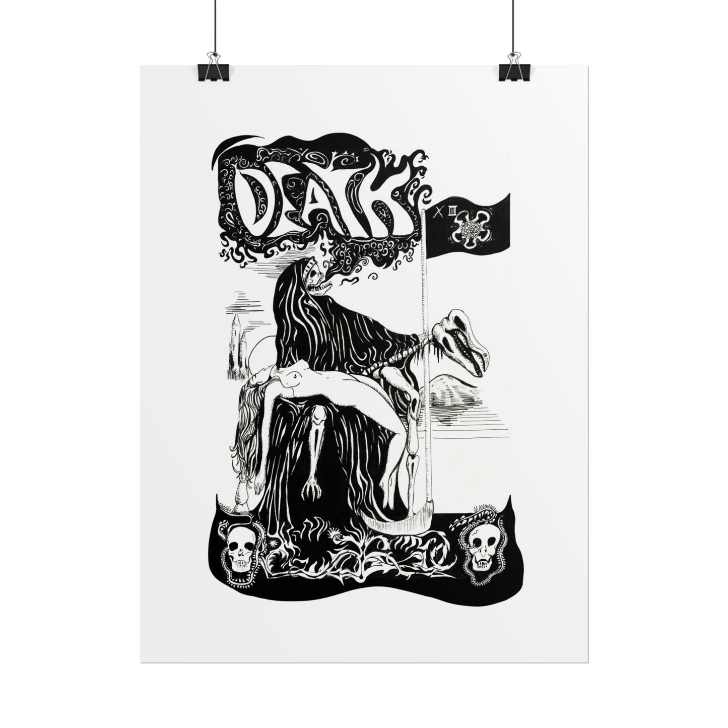 Death Tarot Art Print