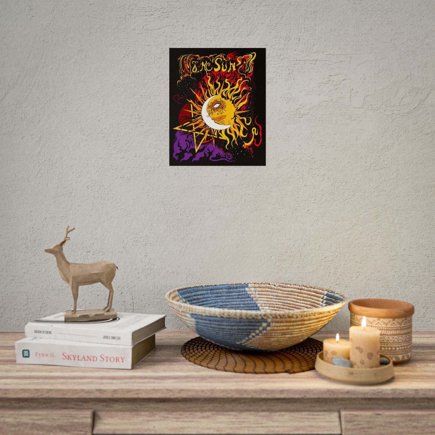 The Sun Tarot Art Print