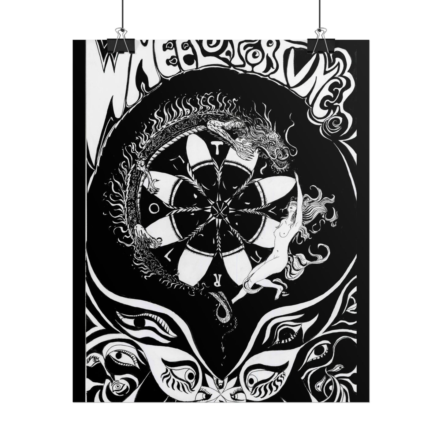 The Wheel of Fortune Tarot Art Print