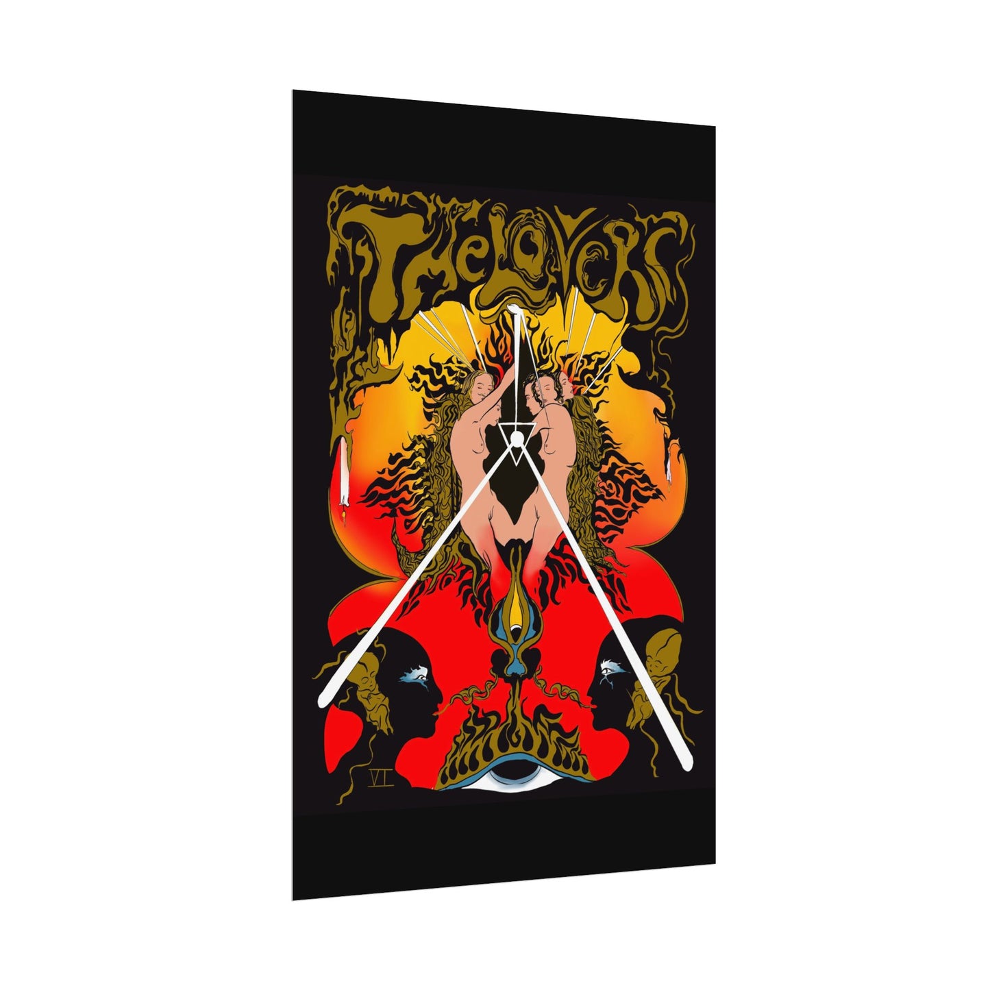 The Lovers Tarot Art Print