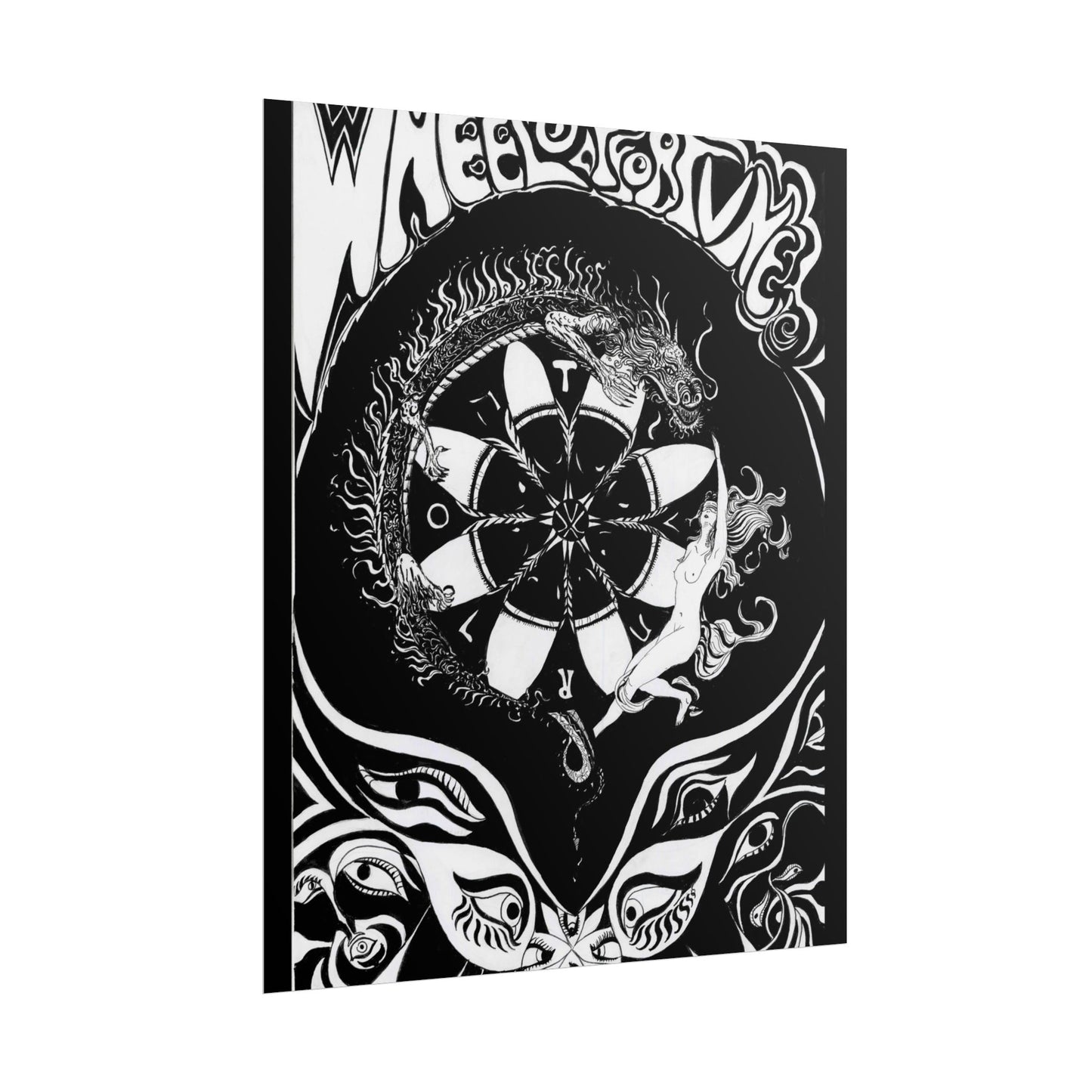 The Wheel of Fortune Tarot Art Print