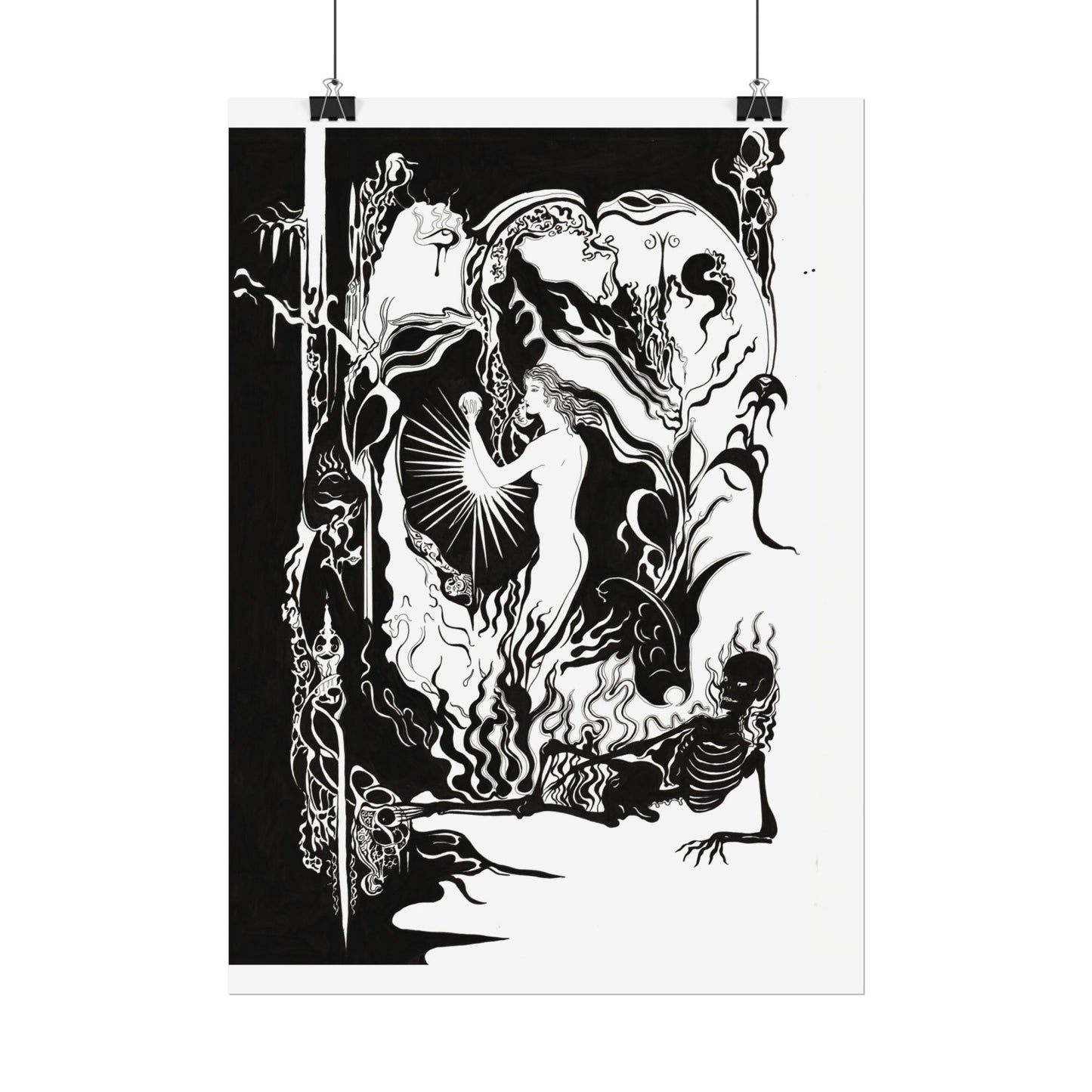 Eros and Thantos art Print