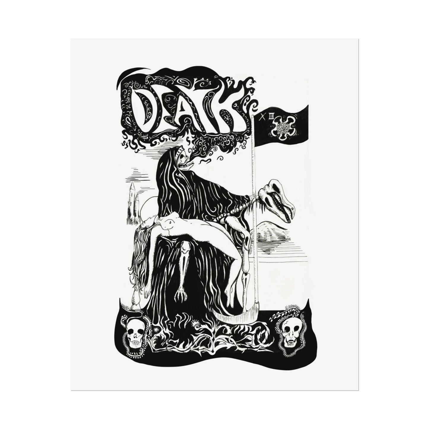 Death Tarot Art Print