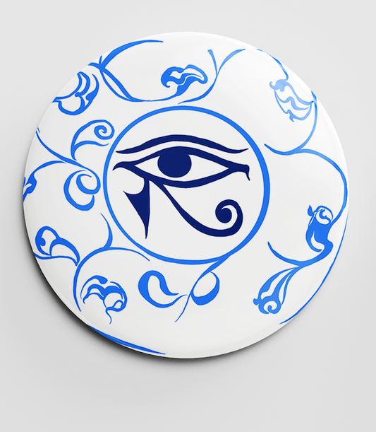 Eye of Horus 38mm Button Badge